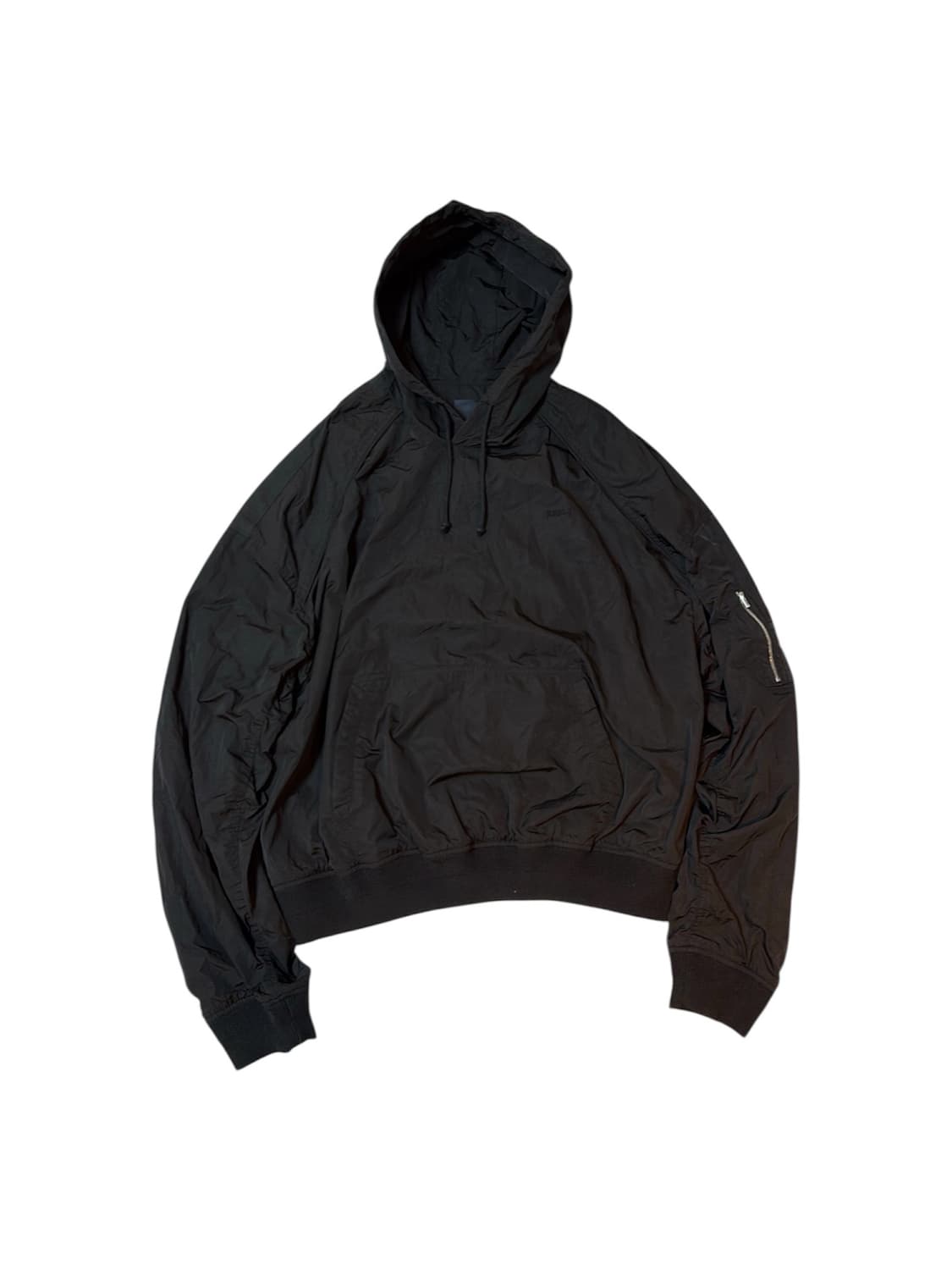Nylon Zip MA-1 Hoodie  상품이미지1