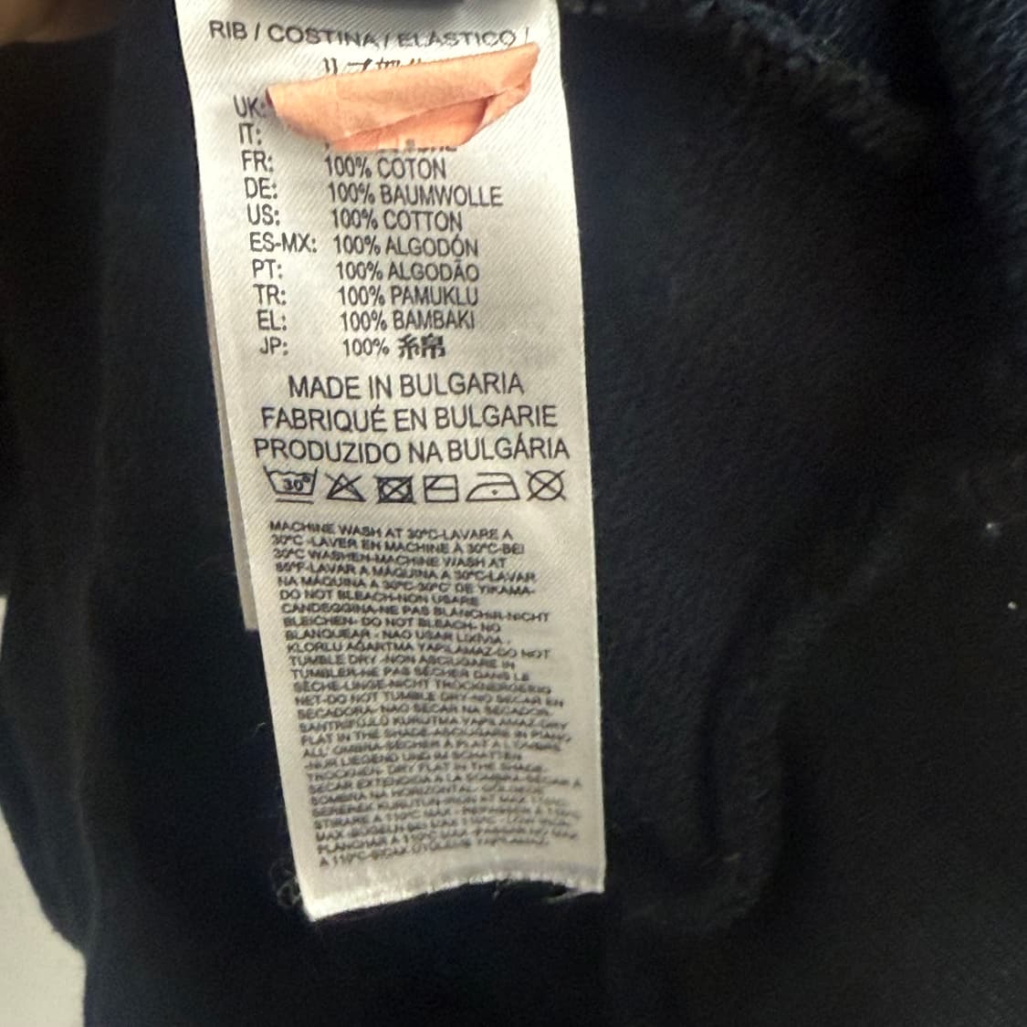 디젤 배색 워싱 맨투맨 (XL) 상품이미지3