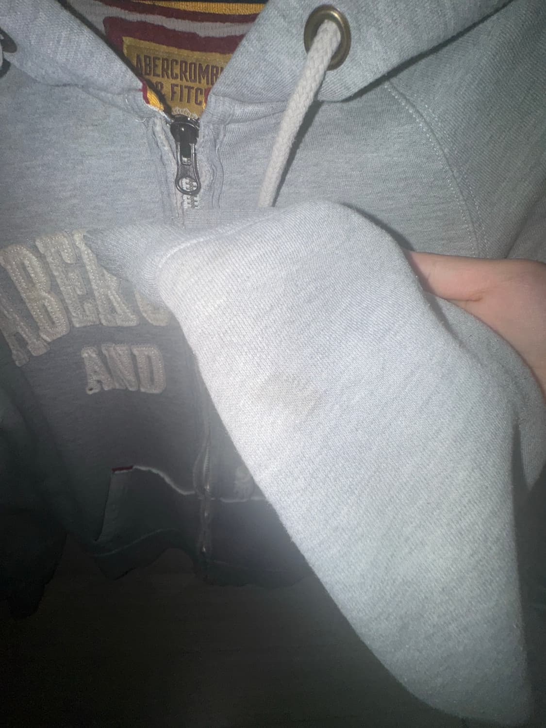 아베크롬비 그레이 후드집업 상품이미지3