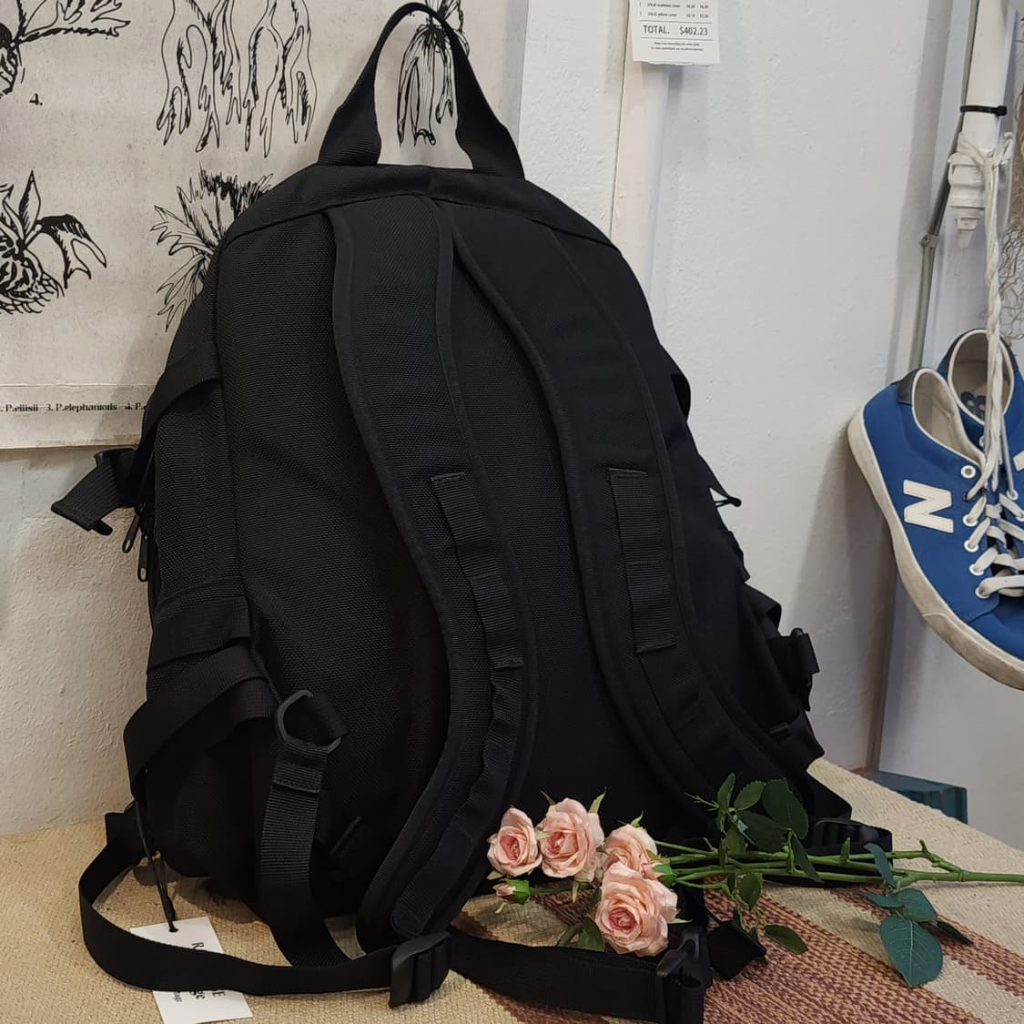 포터 밀리터리 백팩 블랙 포터 가방 상품이미지4