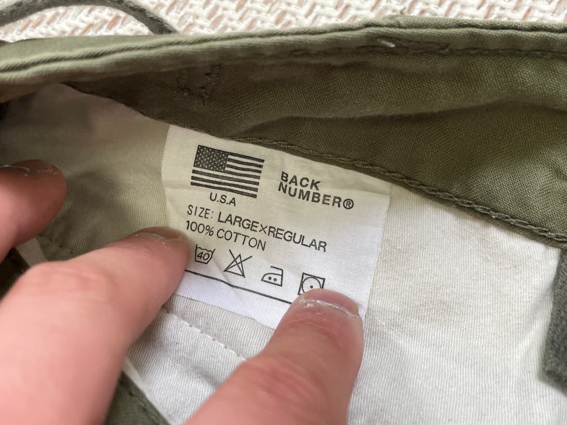 백넘버 usa BDU 밀리터리 카고 팬츠 J04169 상품이미지7