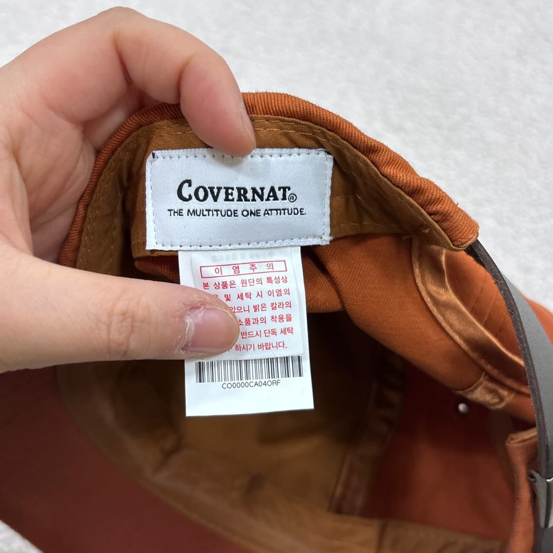 F 커버낫 어센틱 C 로고 볼캡 0406E 상품이미지7