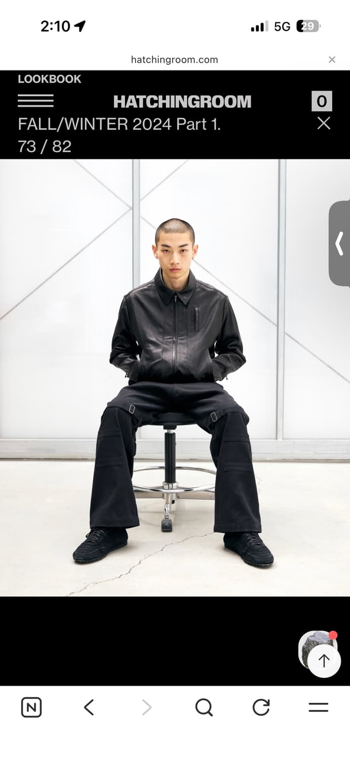 해칭룸 레더자켓 상품이미지7