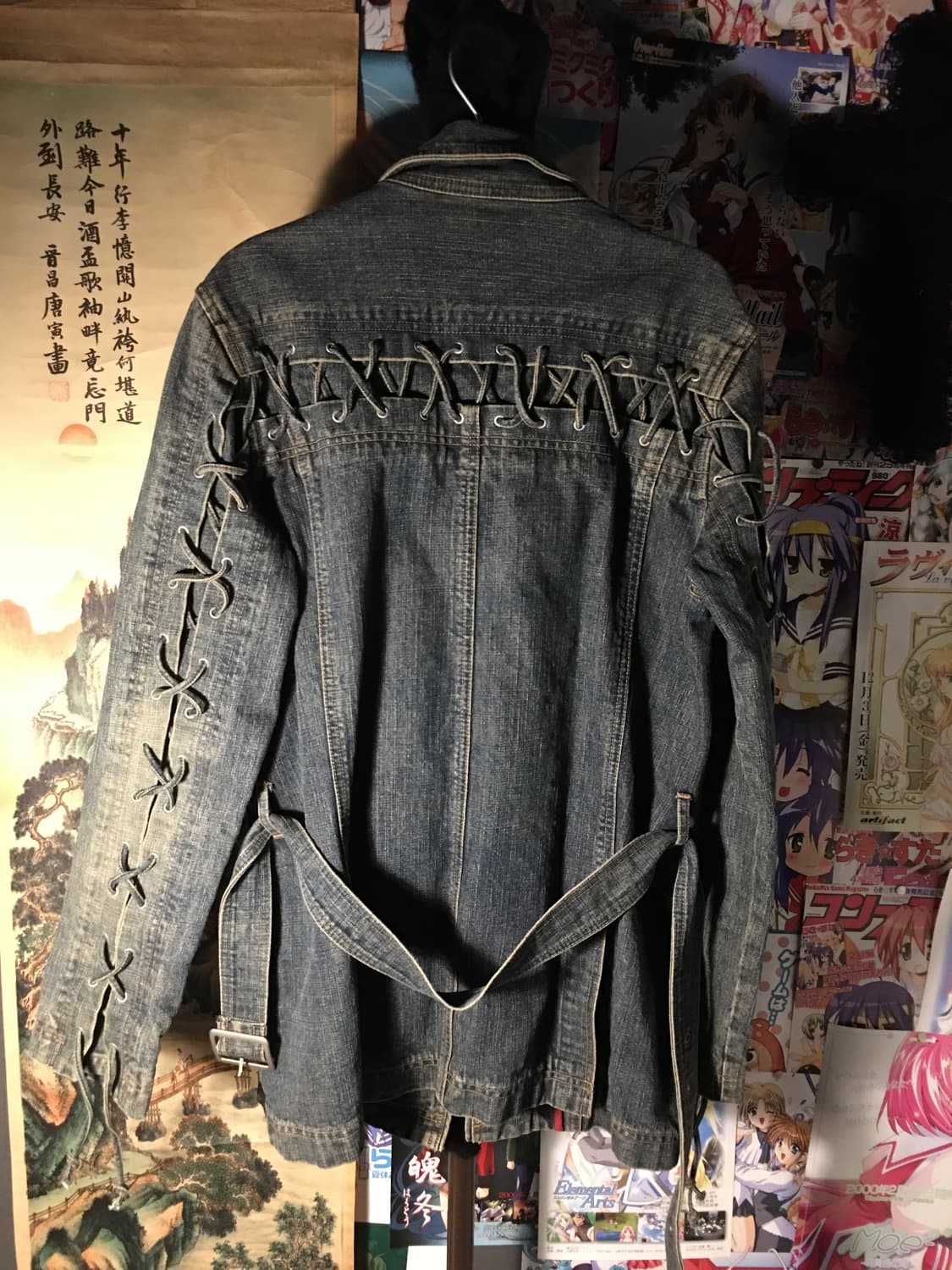 Tornado Mart Lace up denim robe jacket 상품이미지1