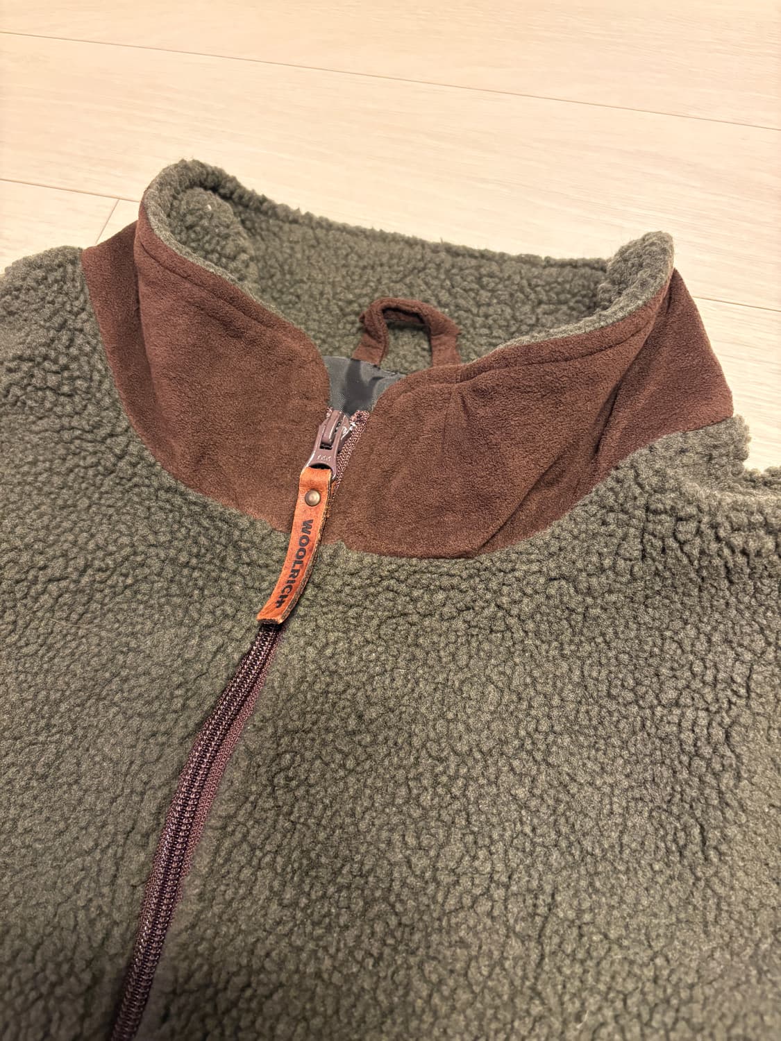 L)90s~00s 울리치 초코나무숲 플리스 집업 상품이미지2