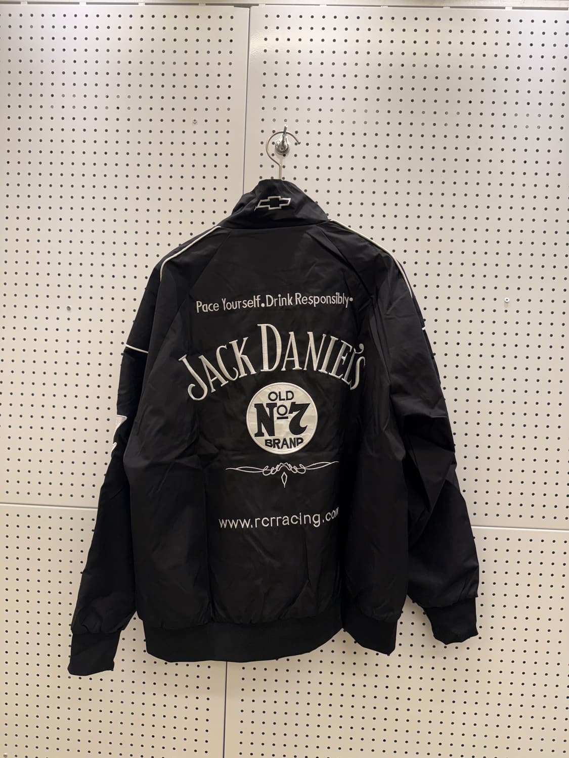 JH디자인 잭다니엘스 레이싱 자켓 블랙 U1638 상품이미지3
