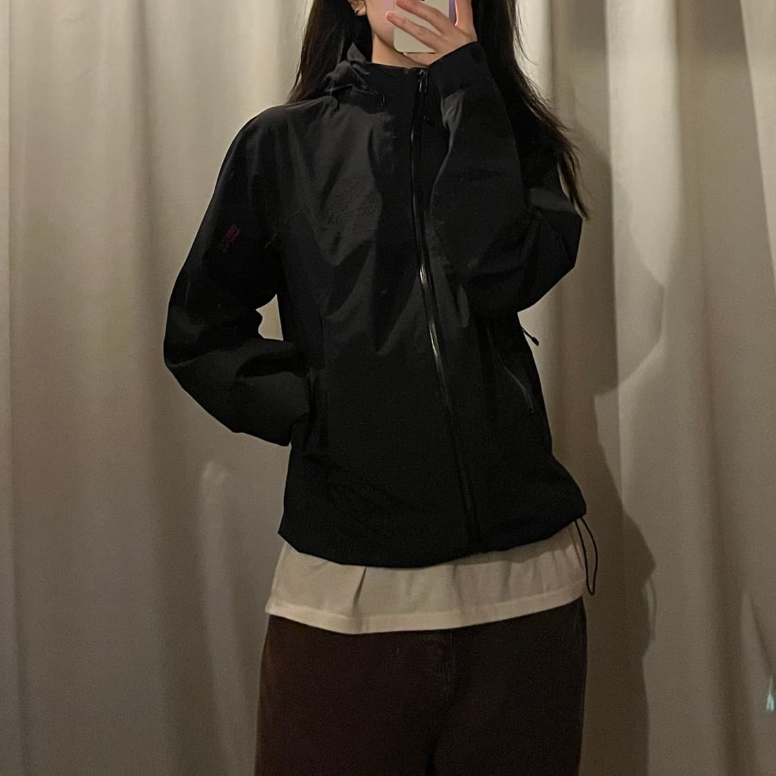 아크테릭스 고어텍스 팩라이트 쉘 여성 자켓 블랙 상품이미지1