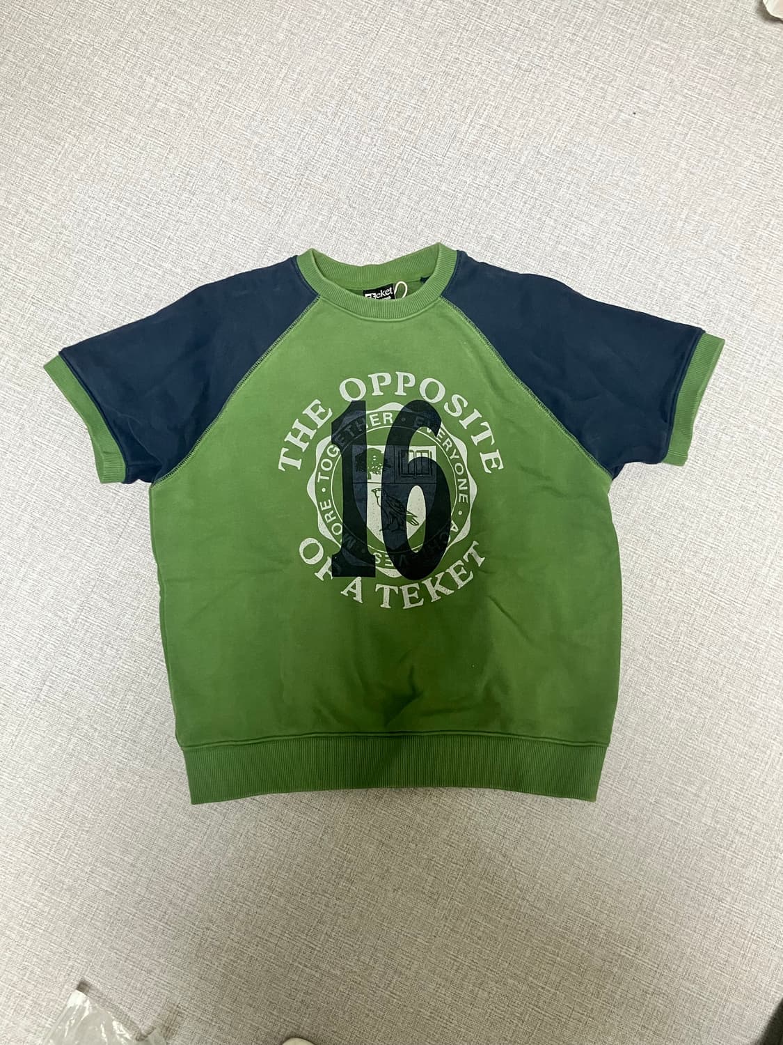 Teket 테켓 올드스쿨 나그랑 반팔스웻셔츠 상품이미지1