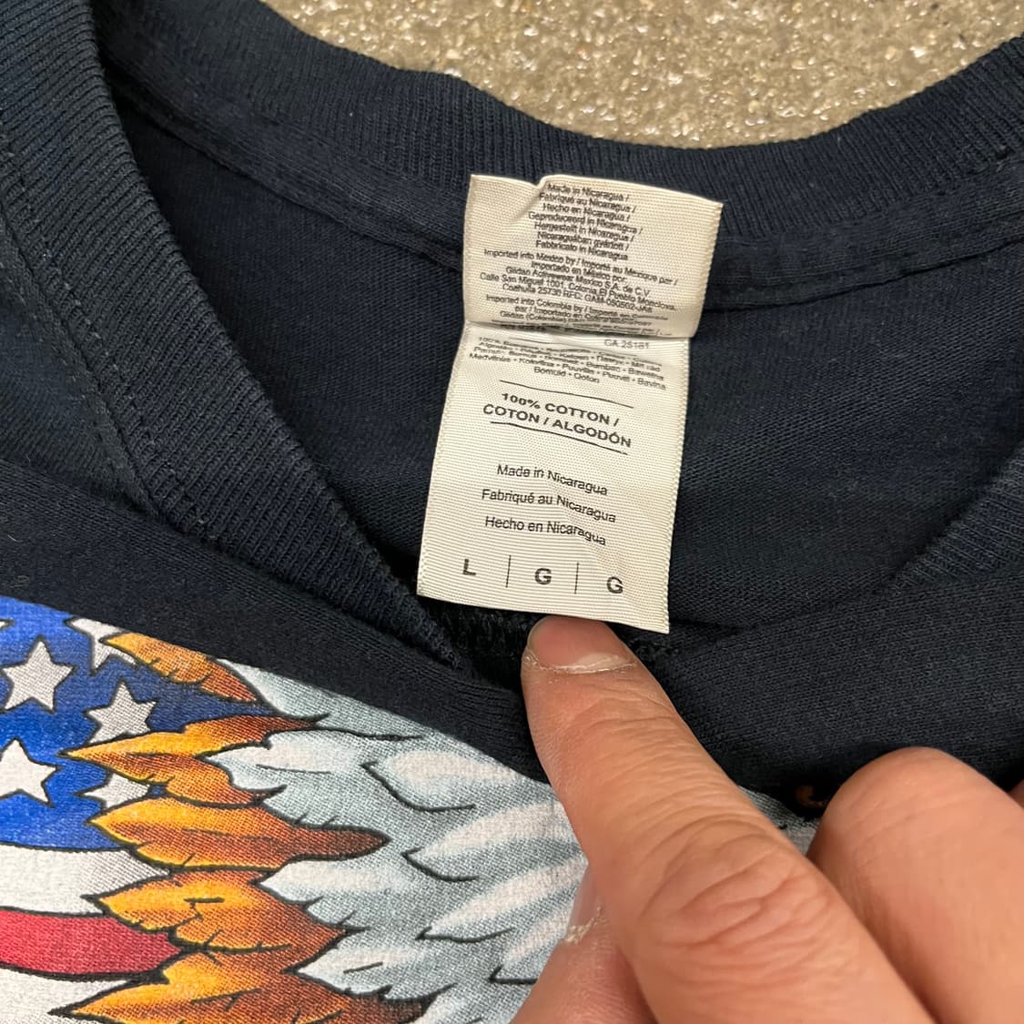 빈티지 바이크 프린팅 롱슬리브 (100-105) 상품이미지5