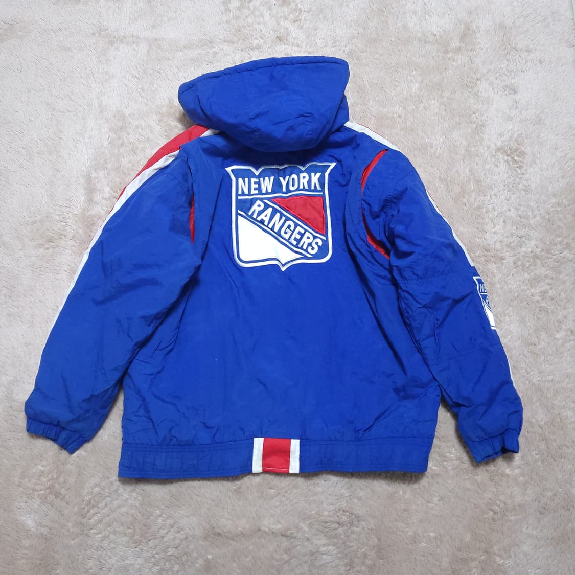 캔자스 제이호크스 스타터 빈티지 90년대 패딩 풀집업 xl  상품이미지2