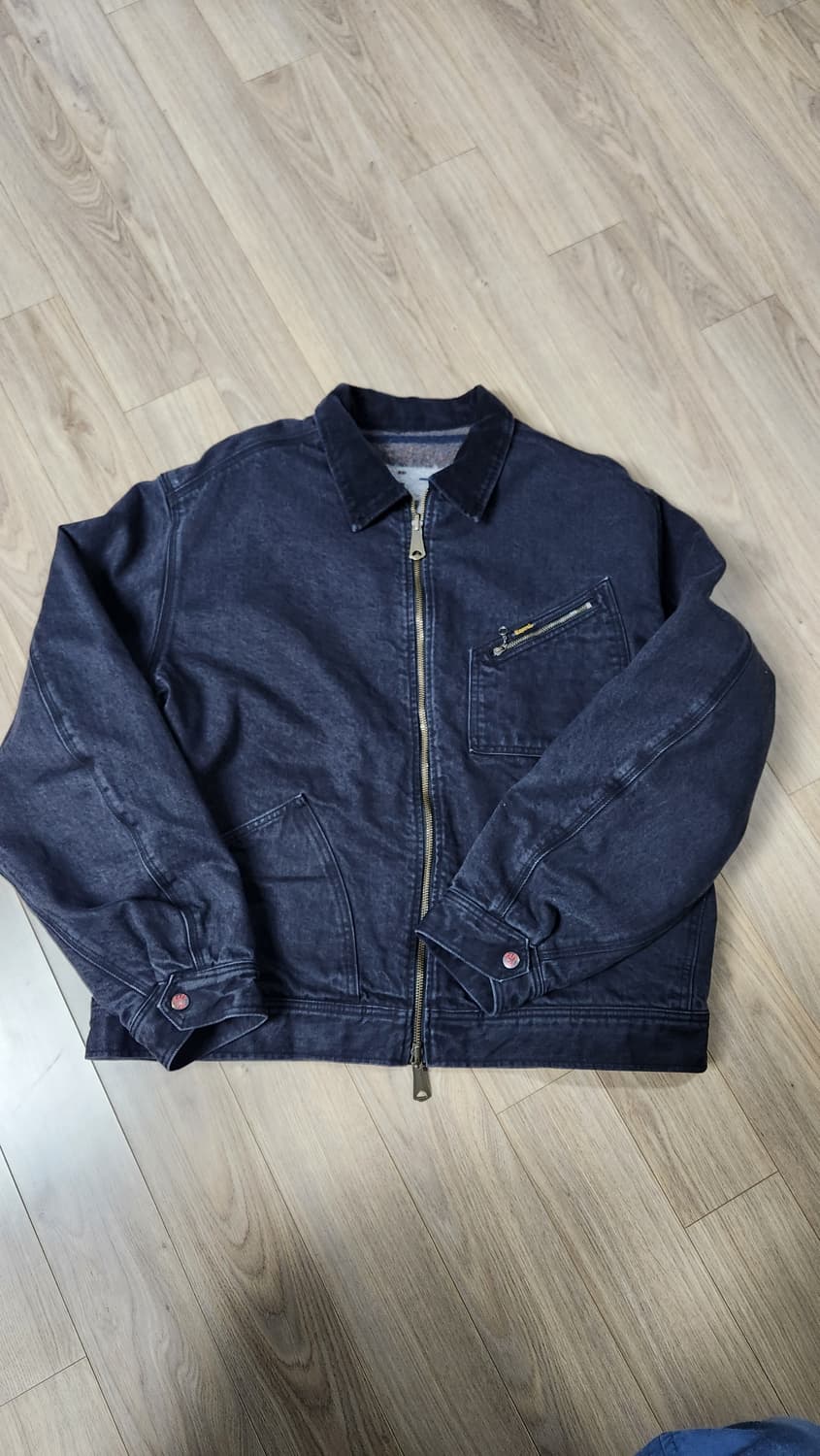 캐피탈 14온즈 데님 본 라이닝 리버시블 집 업 워크 자켓 상품이미지1