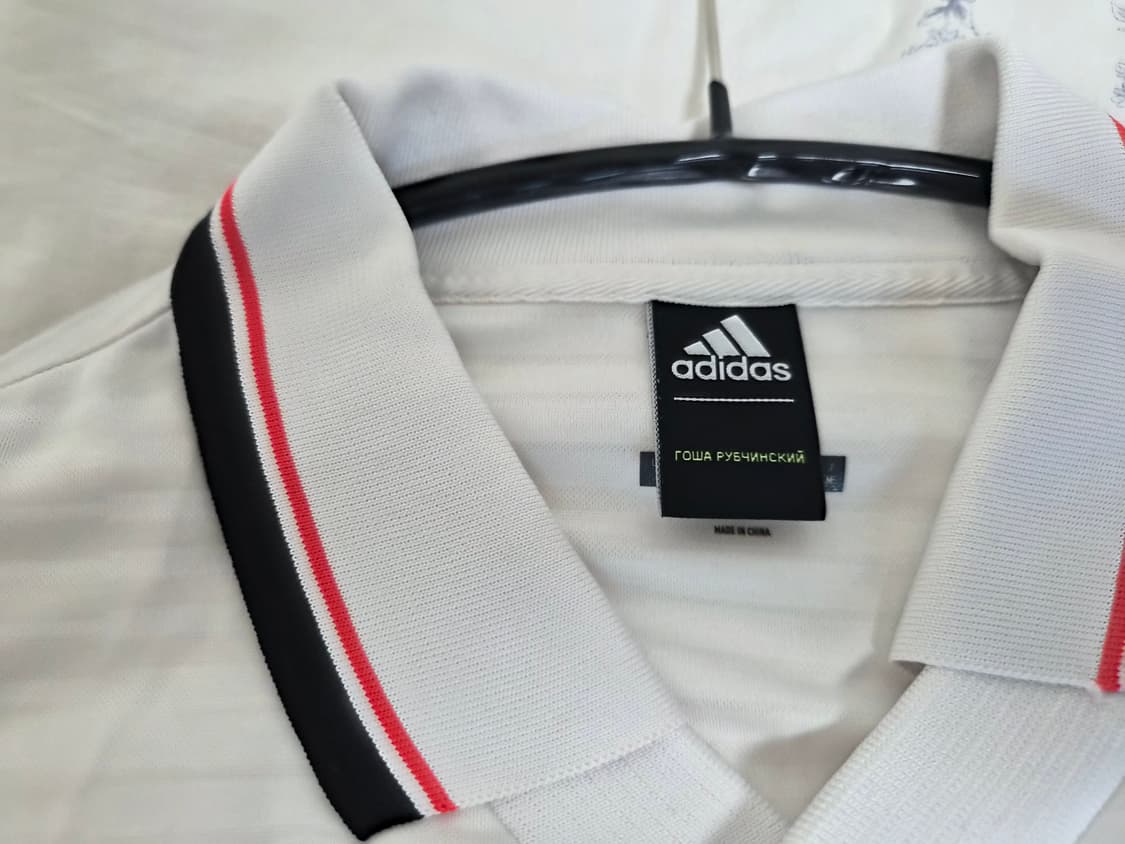 [S] 고샤루브친스키x아디다스 풋볼져지 화이트 상품이미지4