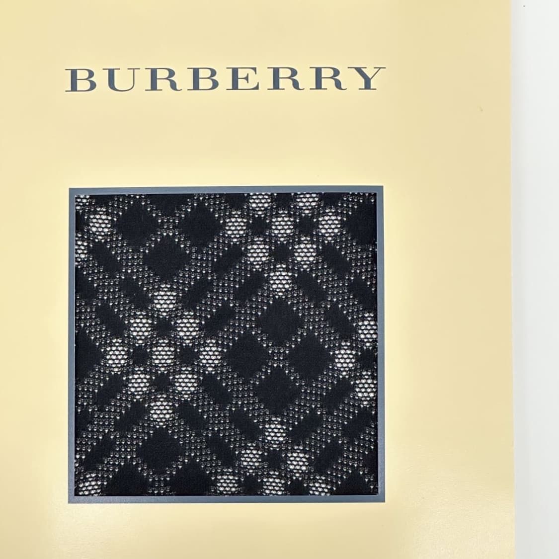 [새상품] burberry / 버버리 체크 스타킹 블랙 상품이미지2