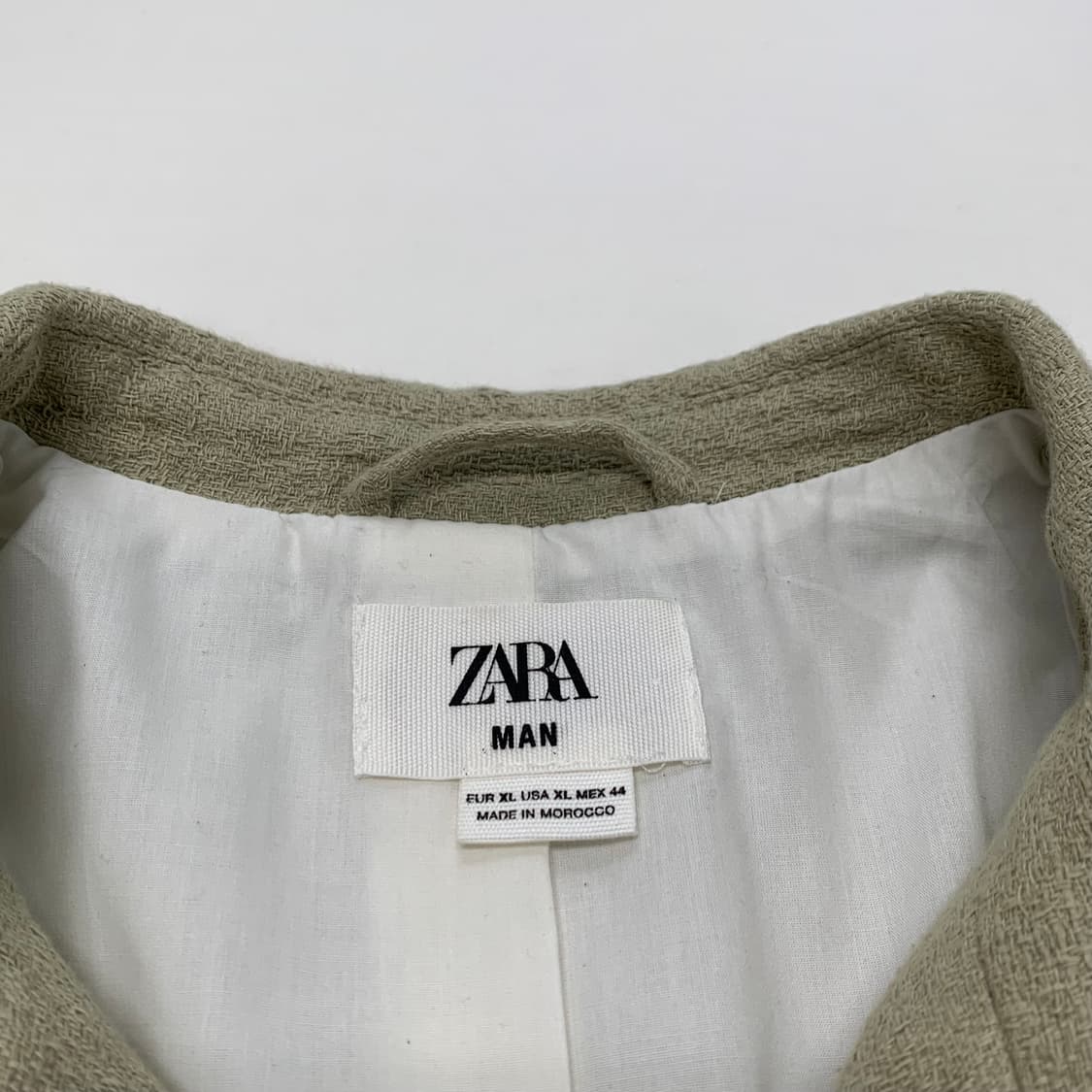 ZARA 자라 코튼 린넨 혼방 샌드 자켓 상품이미지3