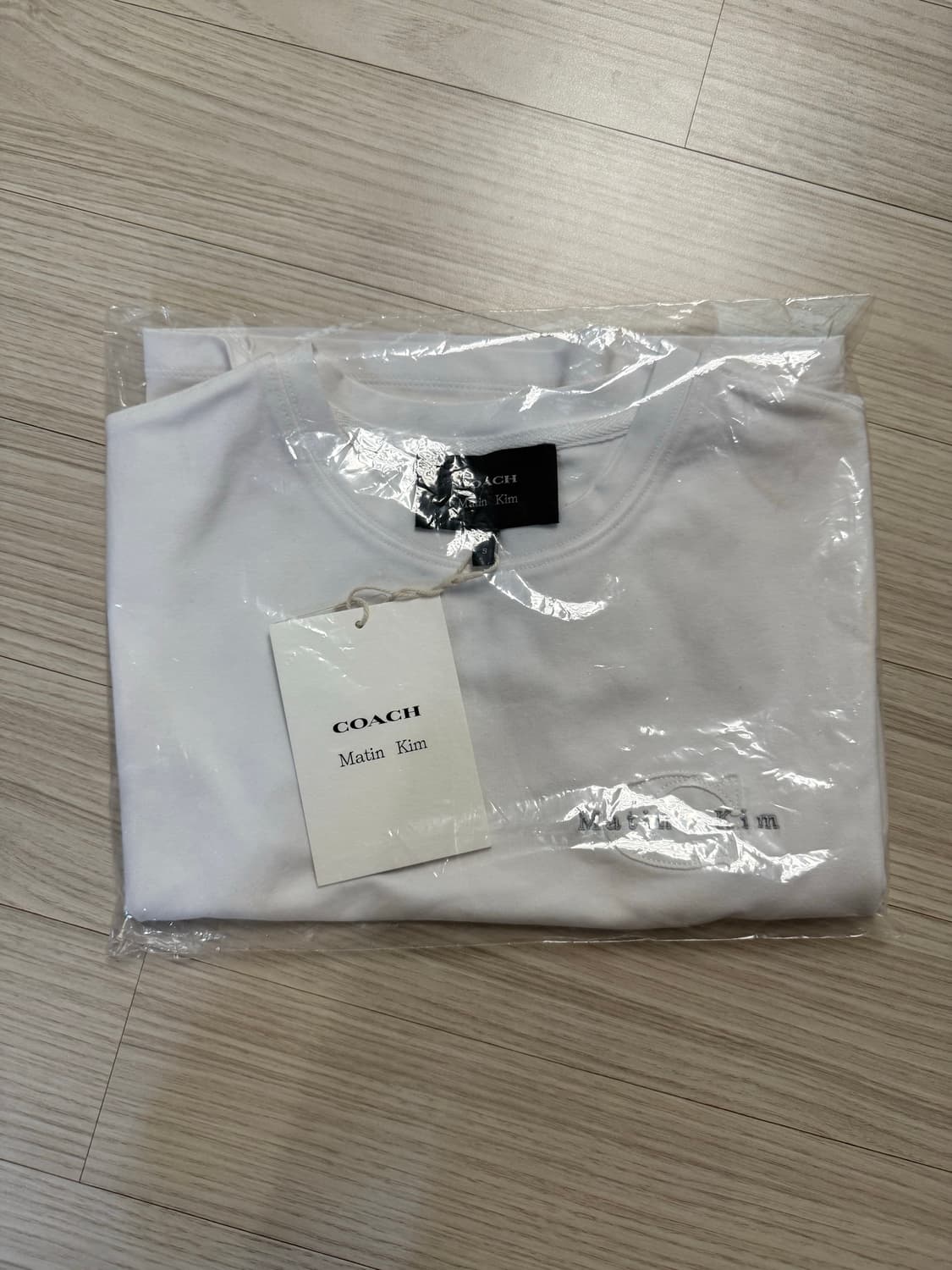 마뗑킴 코치 반팔 크롭티 새상품 상품이미지2
