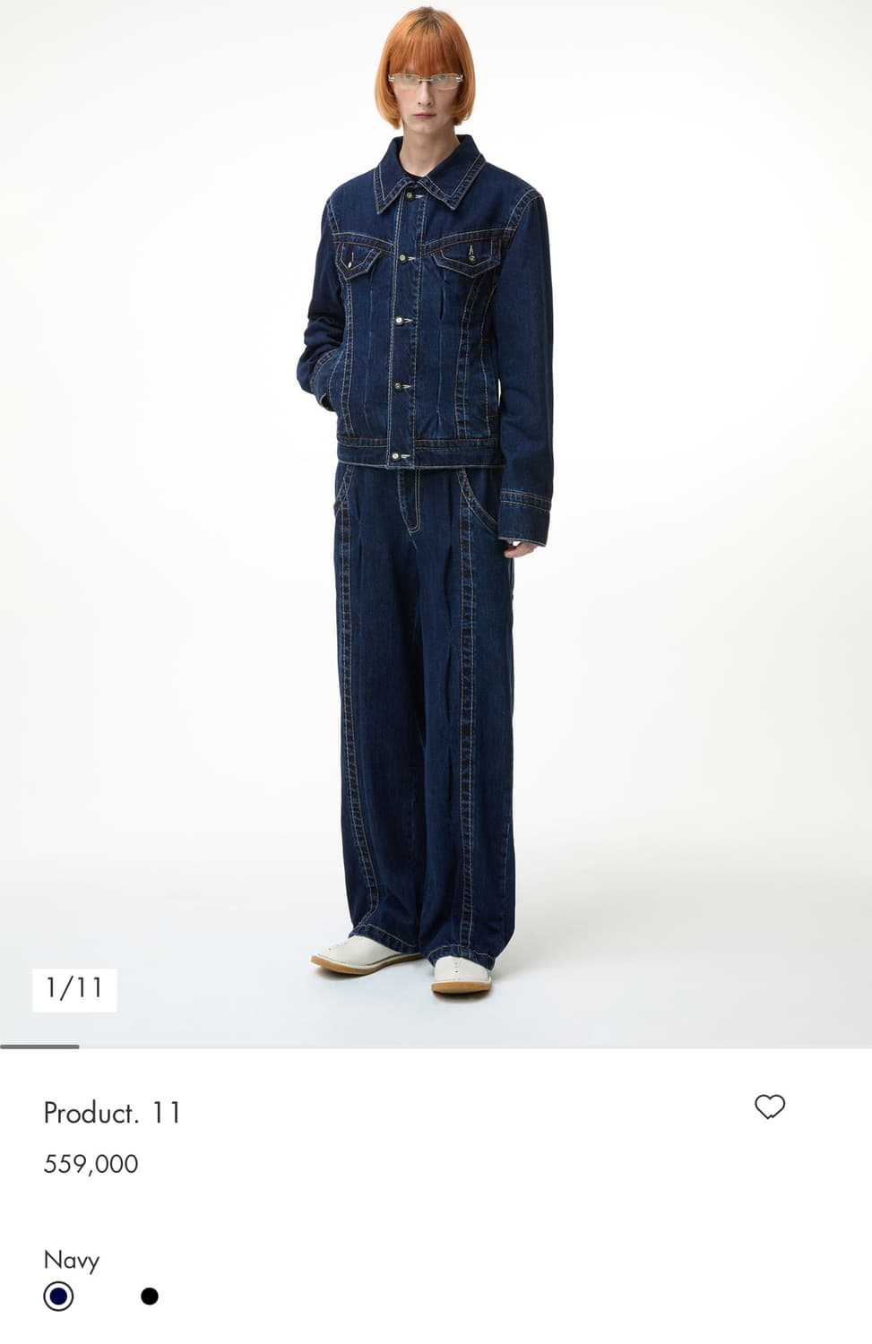 아더에러 데님 자켓 L 상품이미지1