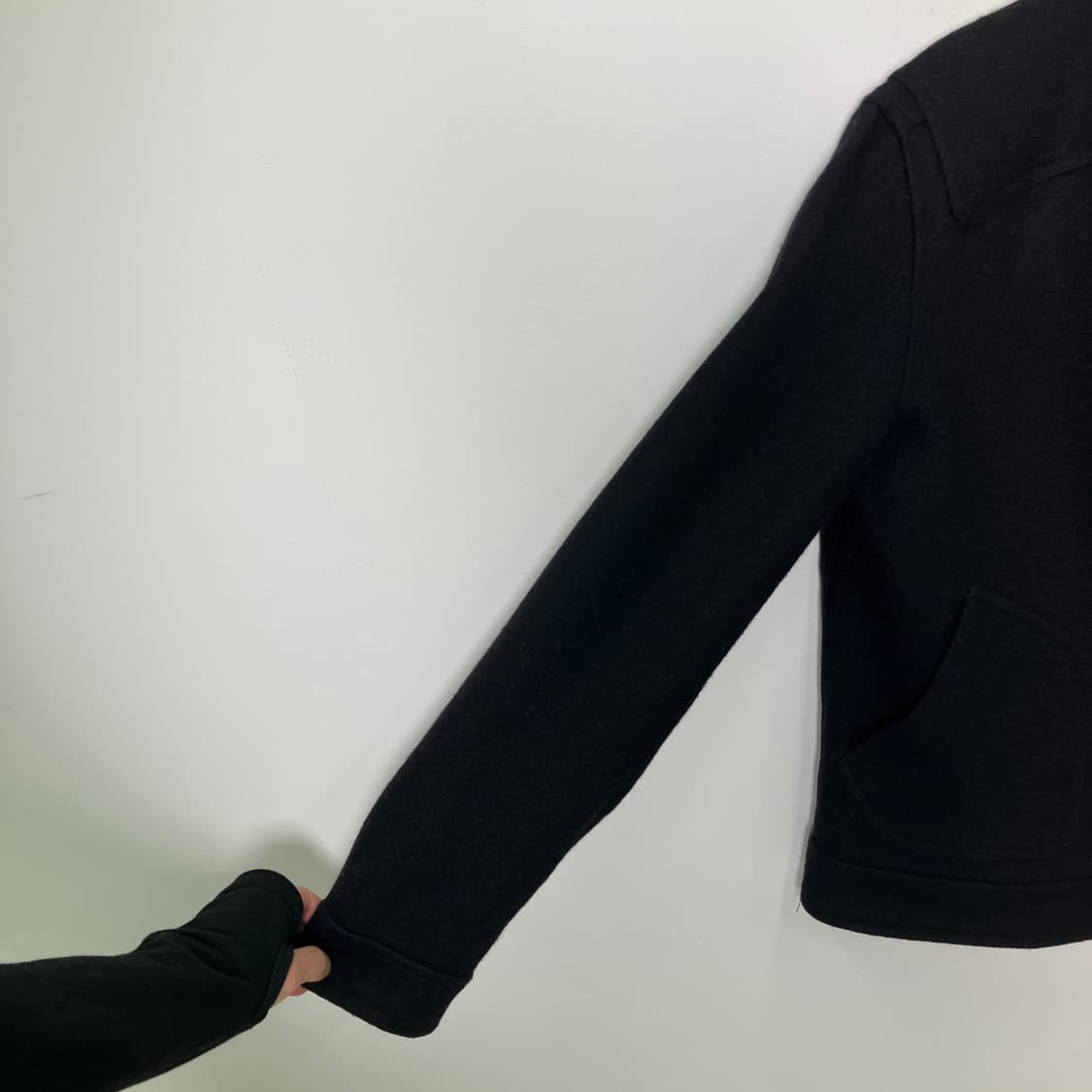 JPN VTG 빈티지 블랙 울자켓 L 상품이미지6