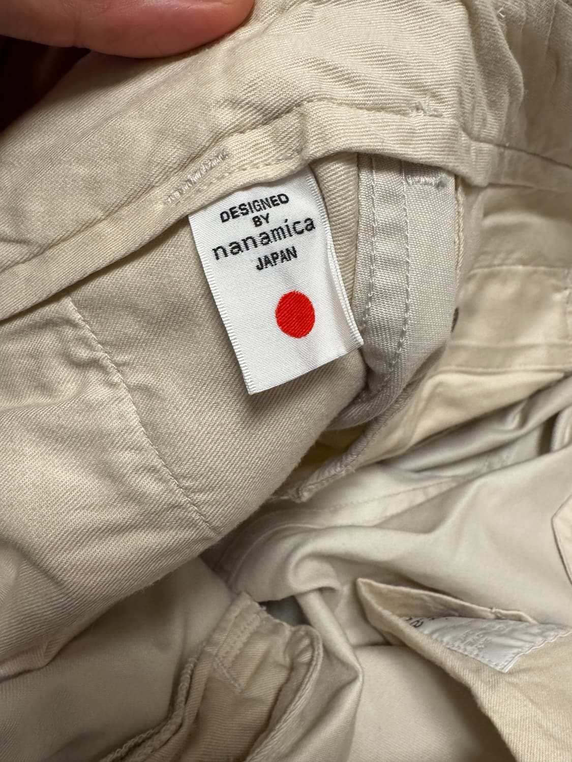 나나미카 와이트치노팬츠 34 드라이샌드 상품이미지3