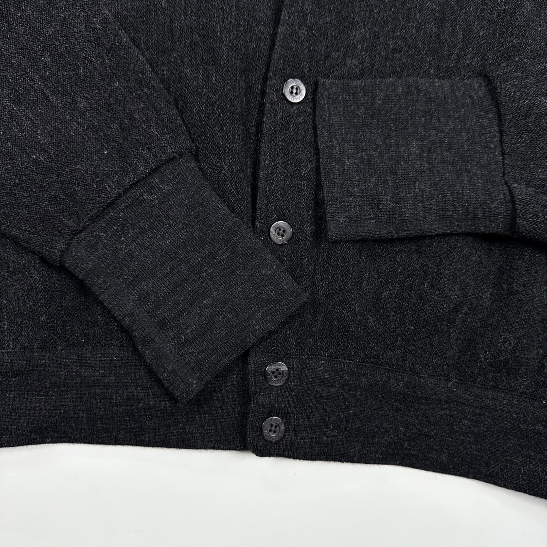 라코스테 크록 레트로 차콜 가디건 (XL) 상품이미지4