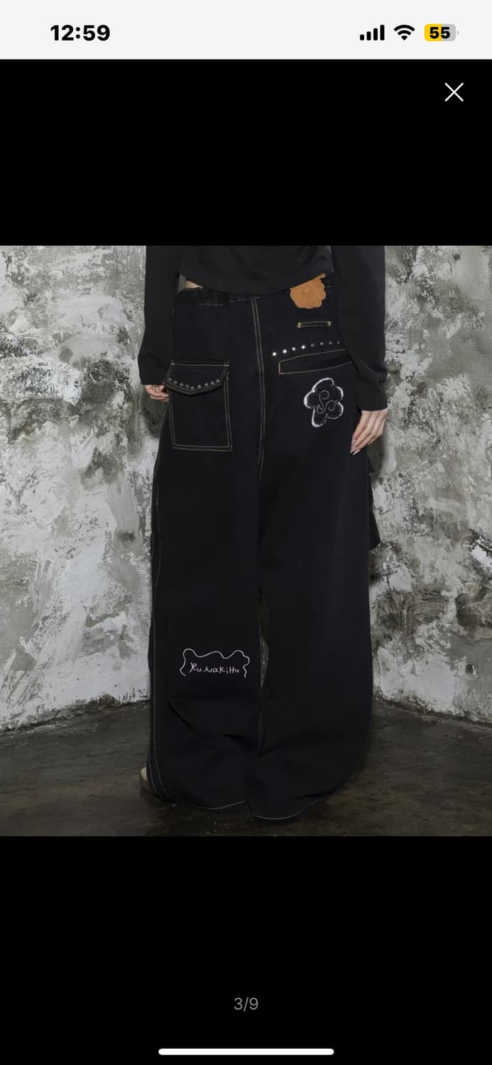 루나키후 스터드 앞카고 데님 (새상품) 상품이미지2