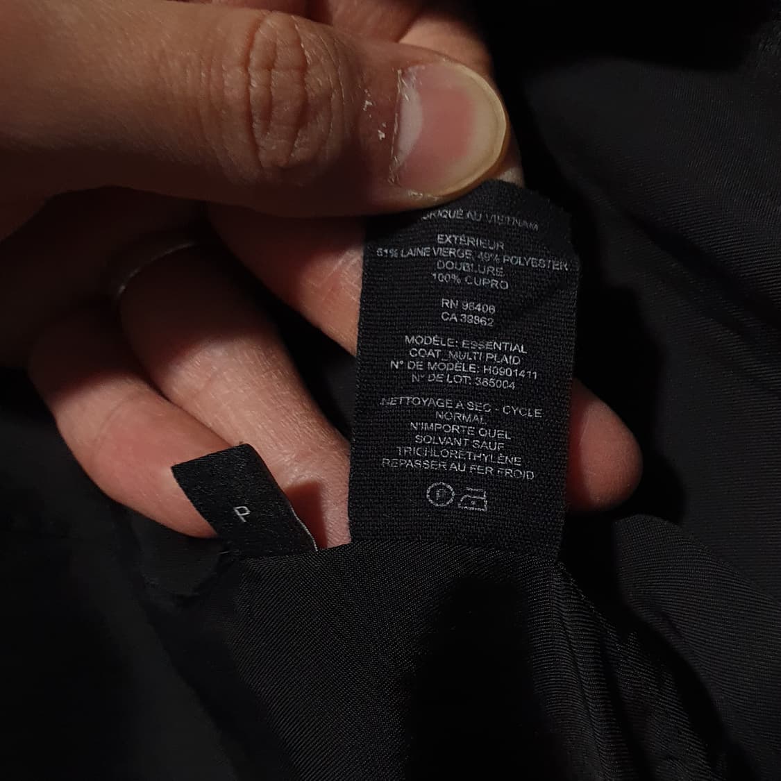 Theory 띠어리 울 플레이드 에센셜 체크 코트 한혜진 상품이미지7