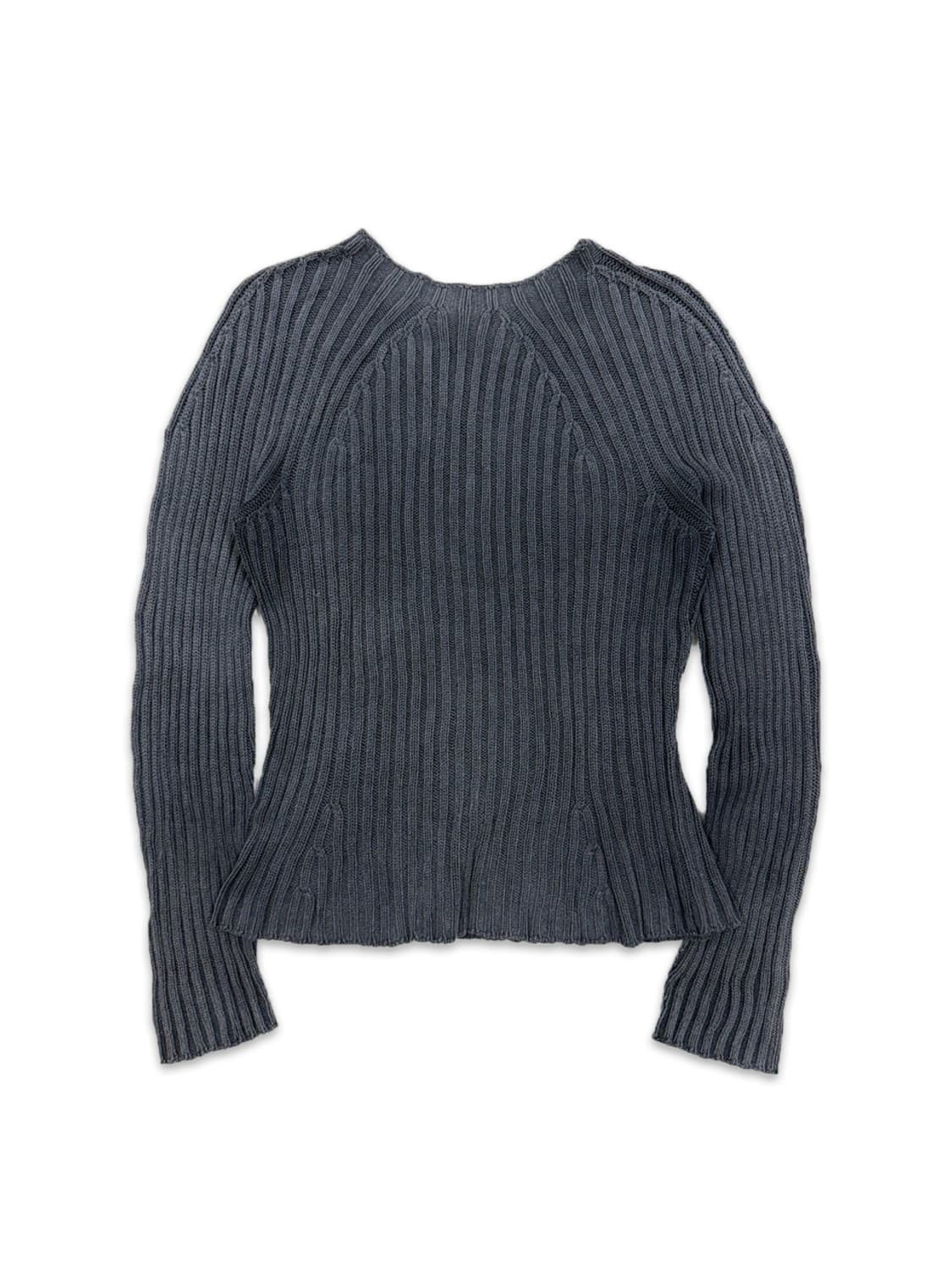 빈티지 네이비 나그랑 워싱 니트 상품이미지4