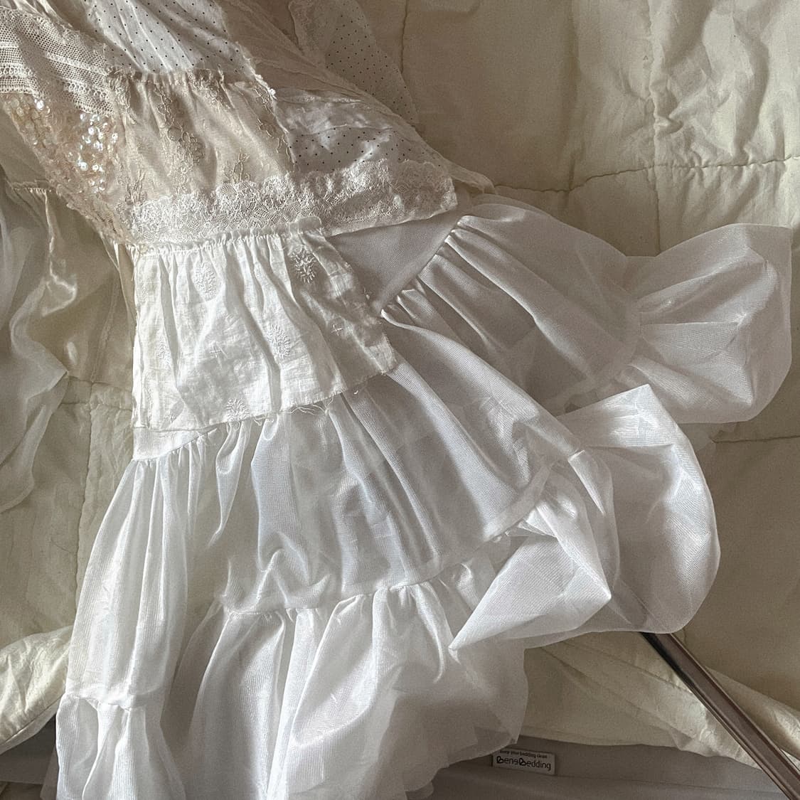 빈티지 블라우스 페어리 블라우스 바디라인 스커트 일본빈티지 레이어룸 모리 상품이미지3