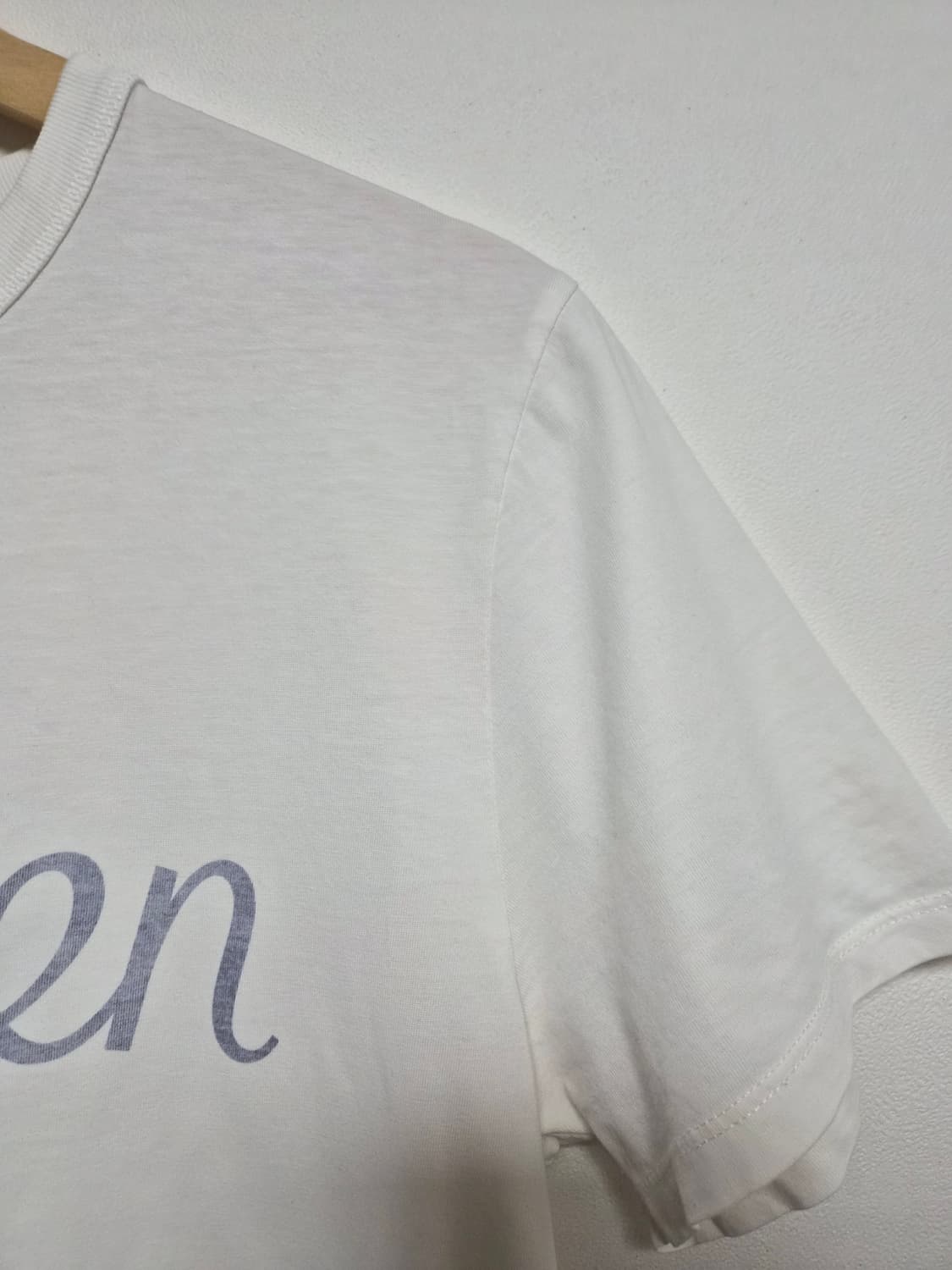 메종키츠네MaisonKitsune 레터링 티셔츠 M사이즈 - T70 상품이미지3