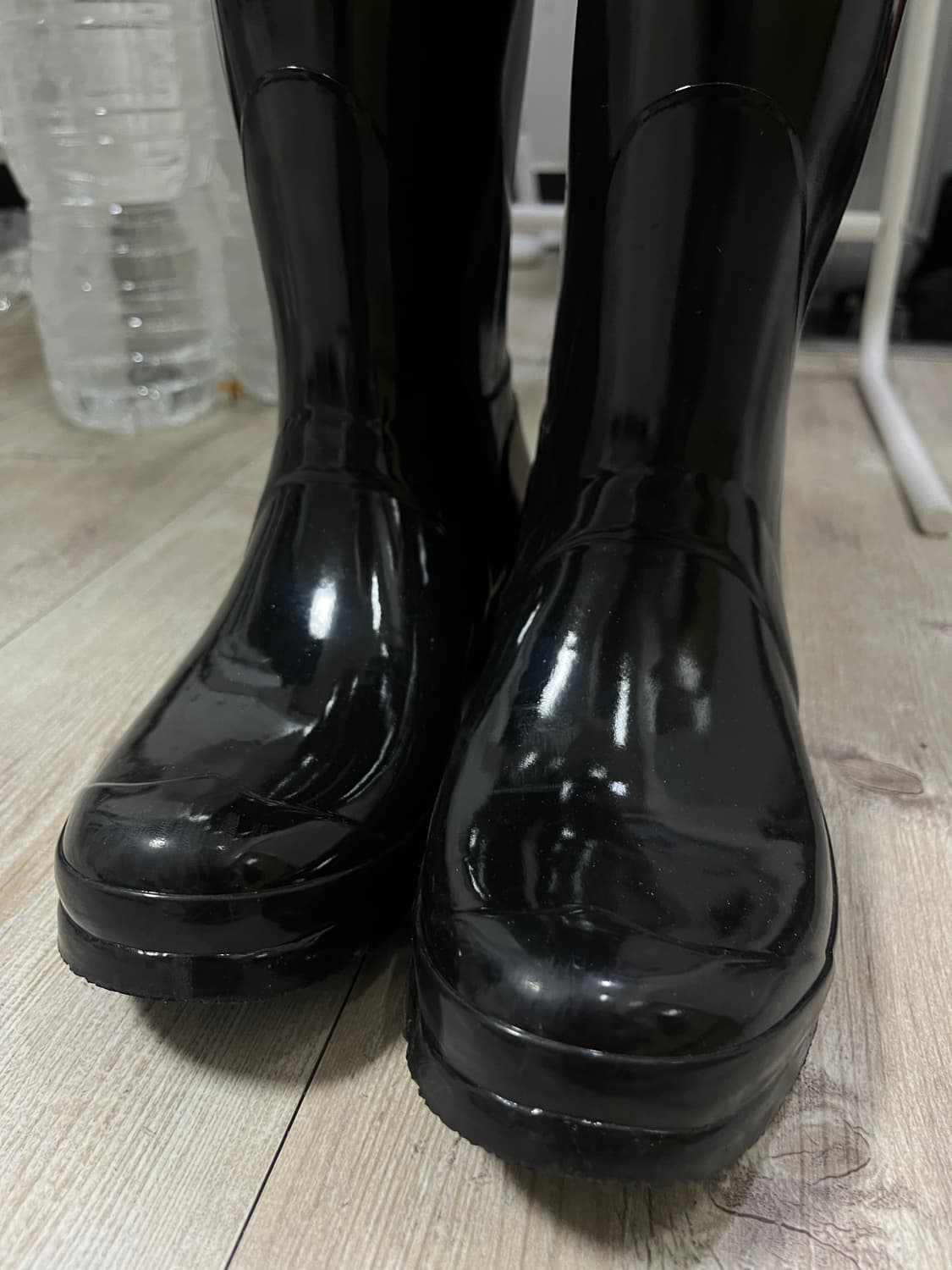 헌터 오리지널 톨 글로스 레인부츠 블랙 상품이미지4