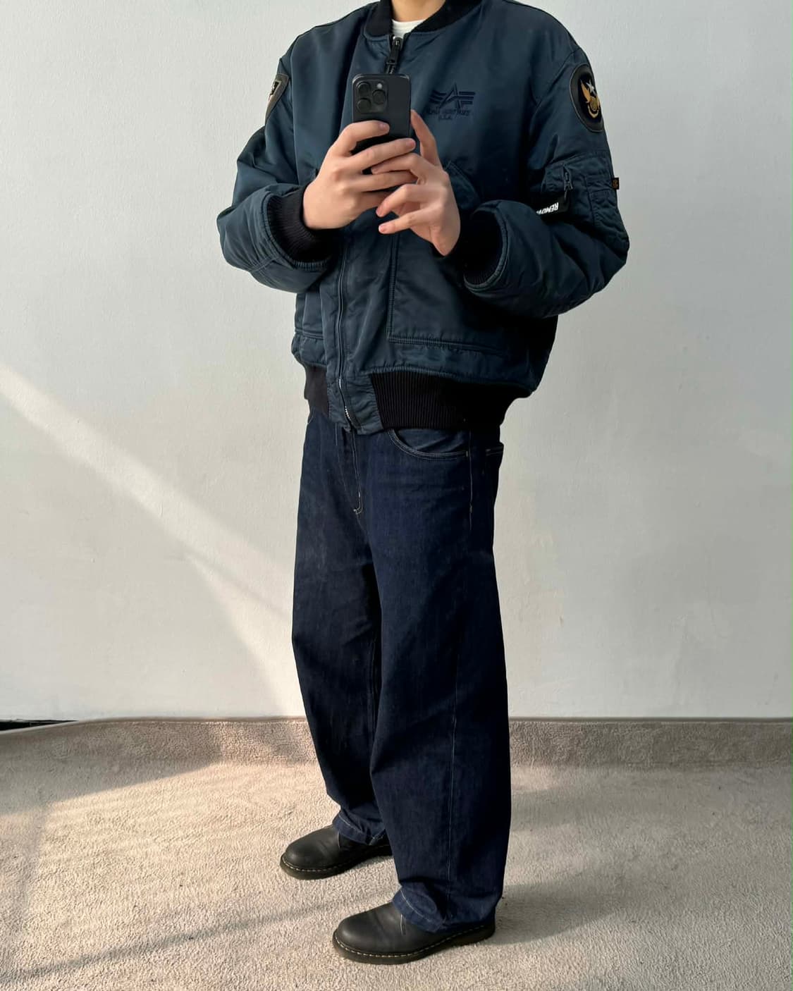 [XL] 알파인더스트리 CWU-45/P 미군 플라이트 항공 점퍼 바시티 상품이미지1