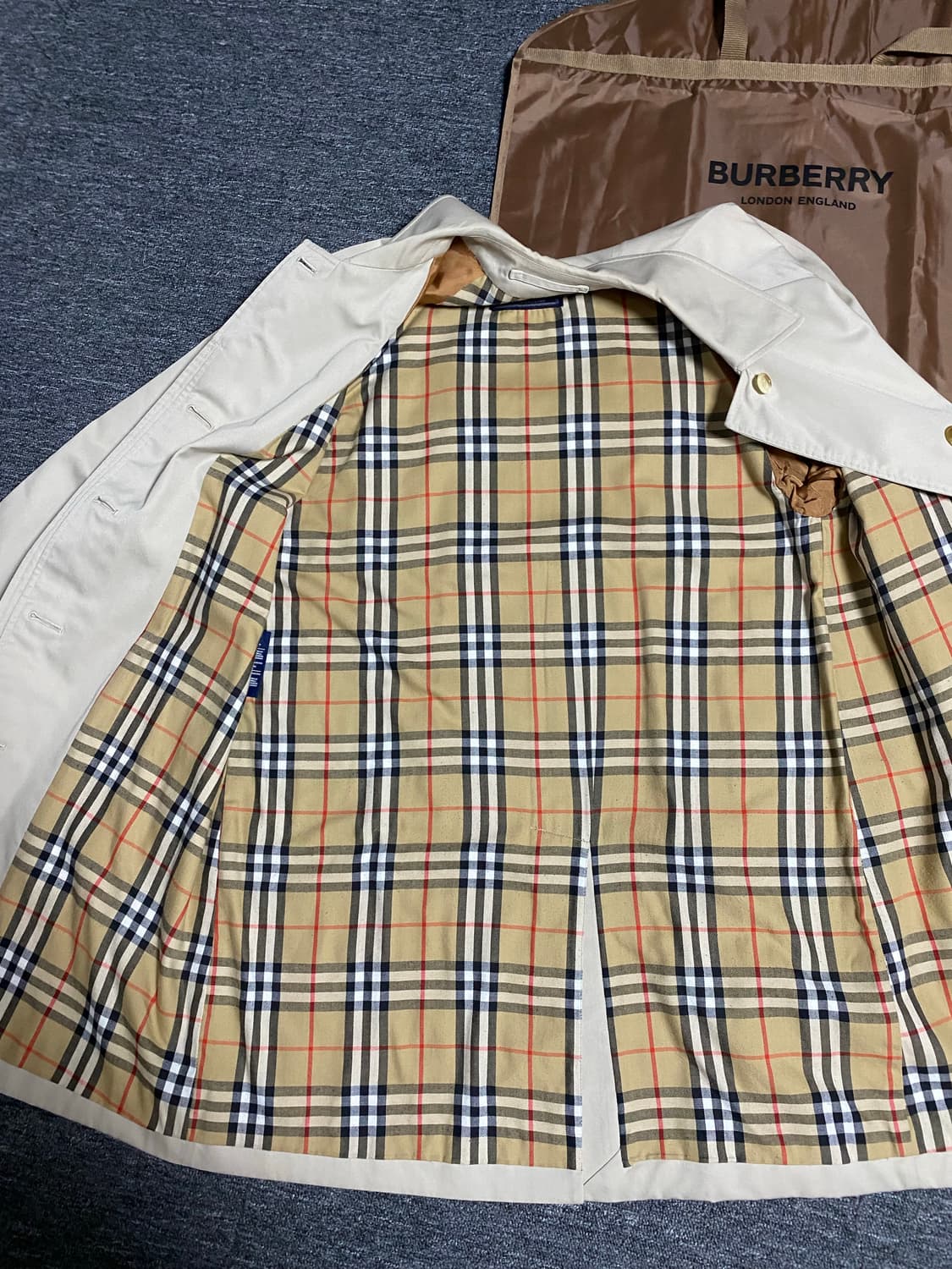 [가을옷정리중] 노바체크 버버리 트렌치코트 급처 상품이미지4