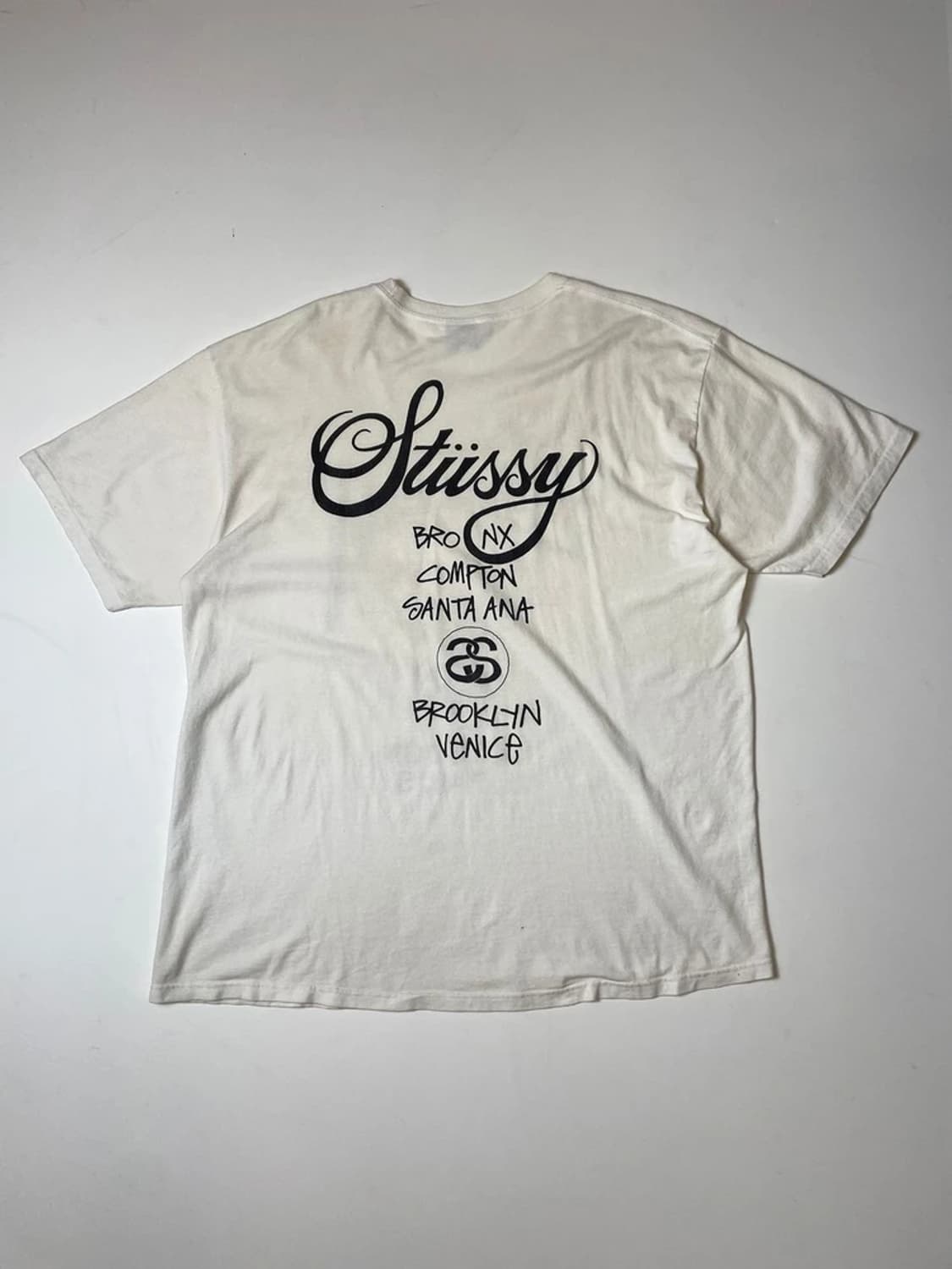 스투시 월드투어 코튼 반팔 티셔츠 PN9636 상품이미지4