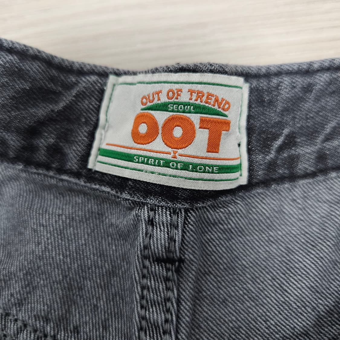 oot ootj 청치마 블랙
 상품이미지4