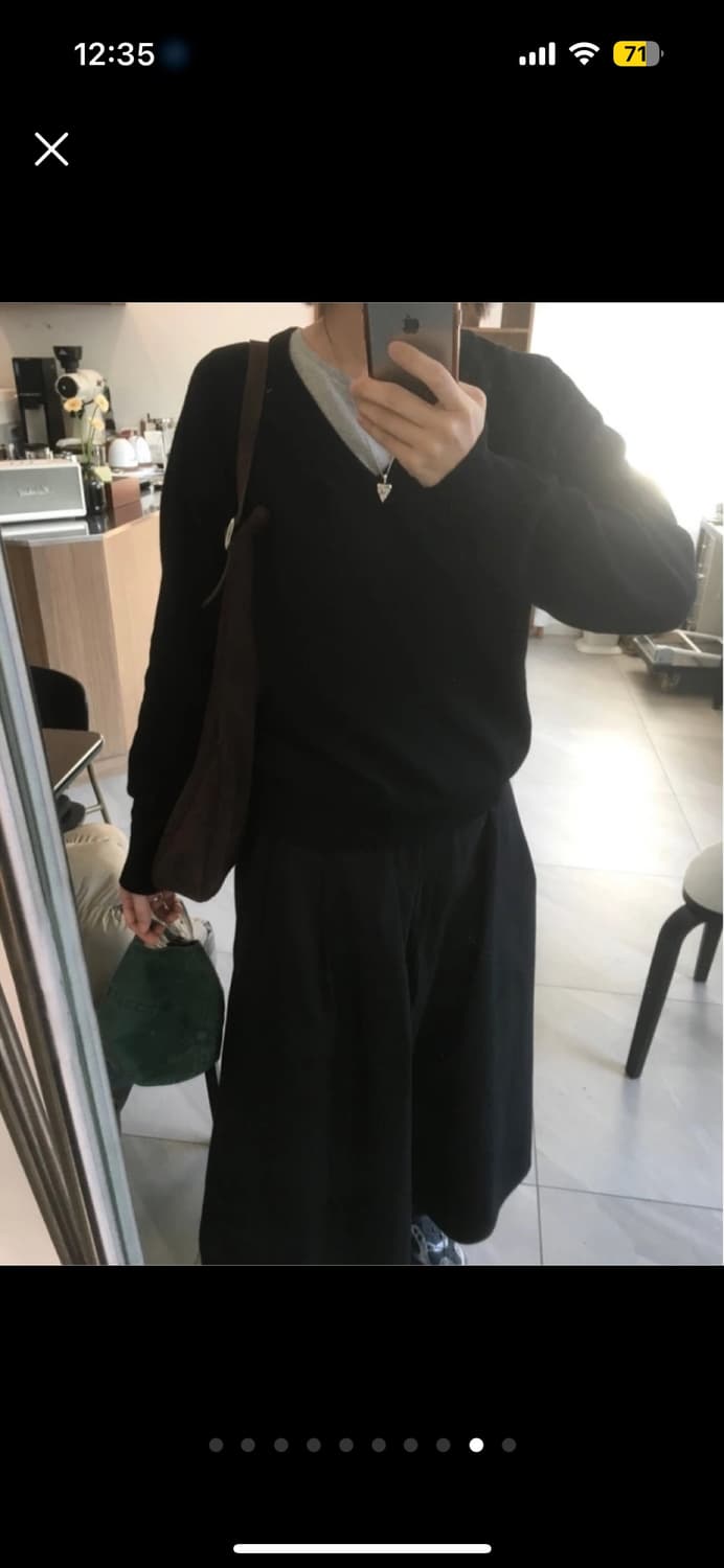 유일마켓 eueel 하우스 스커트 블랙 상품이미지5