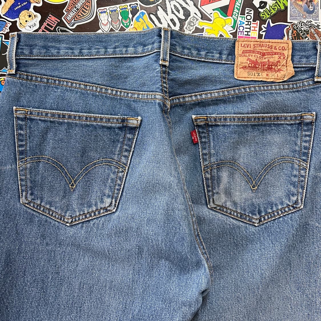 00s 리바이스 501XX STF 블루 진 데님 팬츠 34 상품이미지3