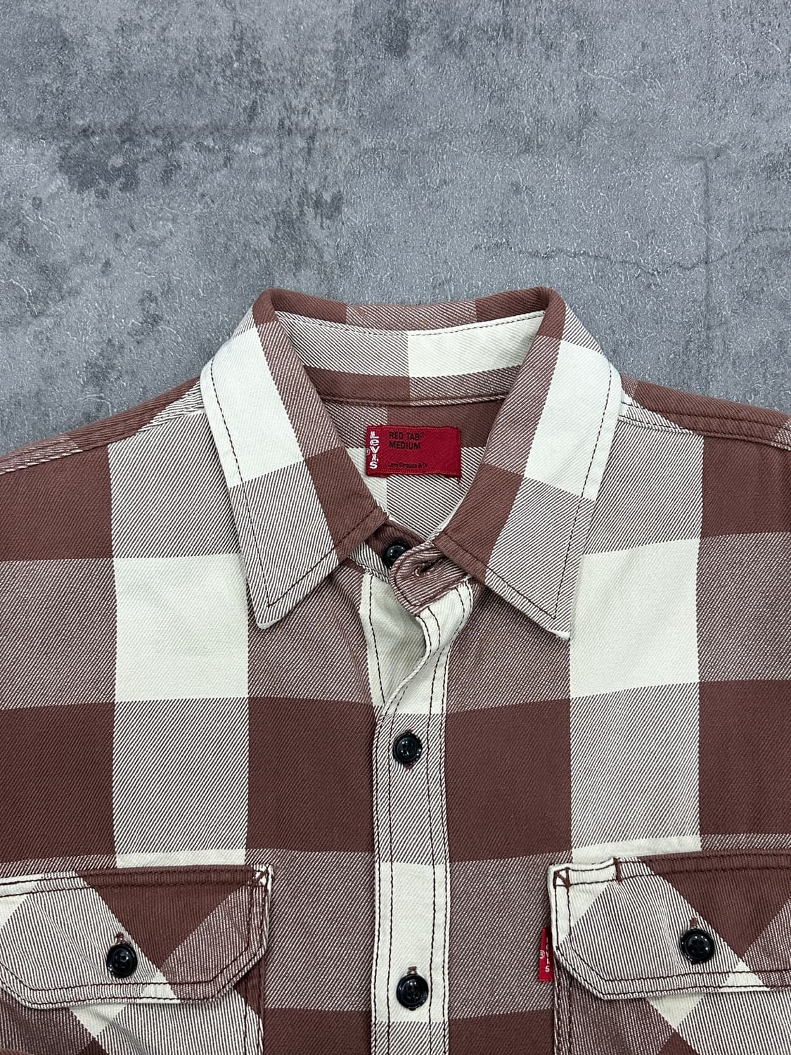 리바이스 레드탭 체크 셔츠 상품이미지3