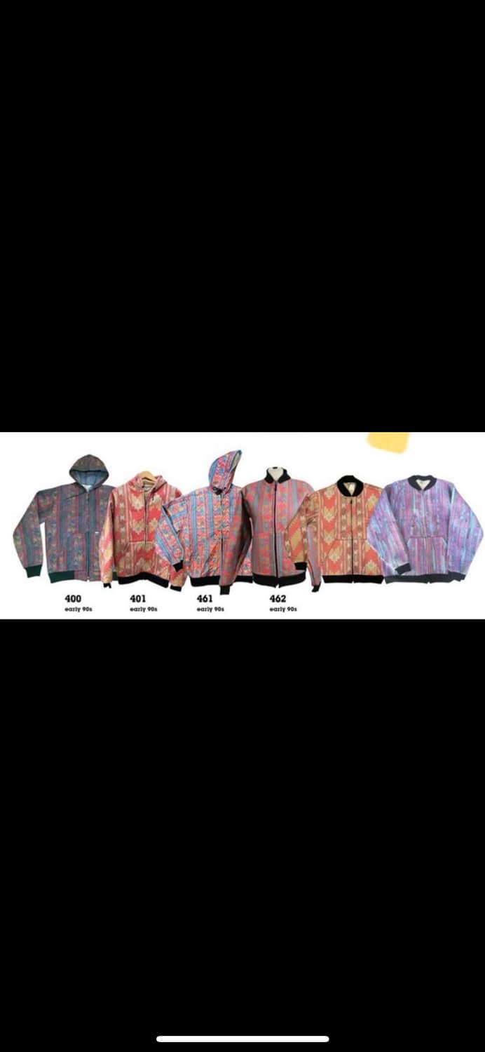 90s 칼하트 southwest 아즈텍 패턴 봄버 자켓 상품이미지4