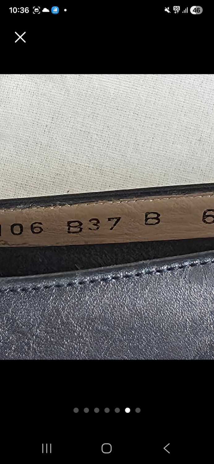 Ferragamo 페라가모 블랙 로퍼 B37 가죽235 상품이미지6