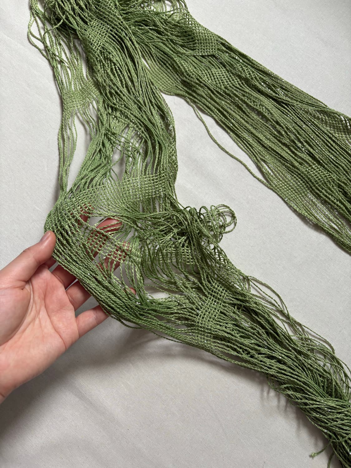 green shimmer scarf  상품이미지3