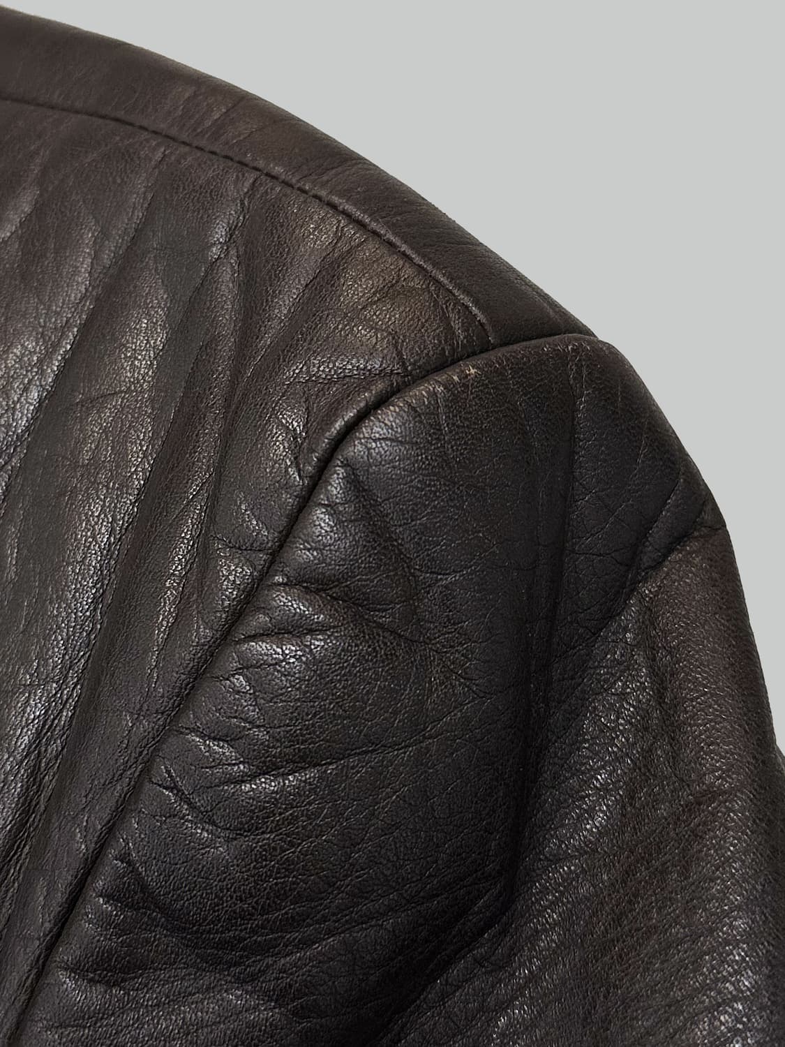 꼼데가르송 옴므 벨트 레더 자켓 상품이미지6