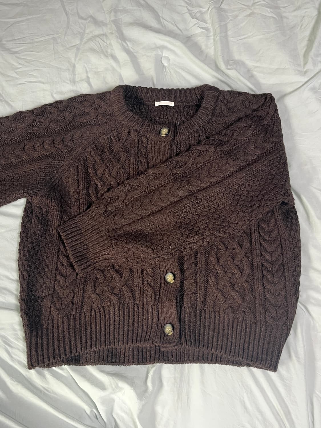 Gu 케이블 가디건 상품이미지1