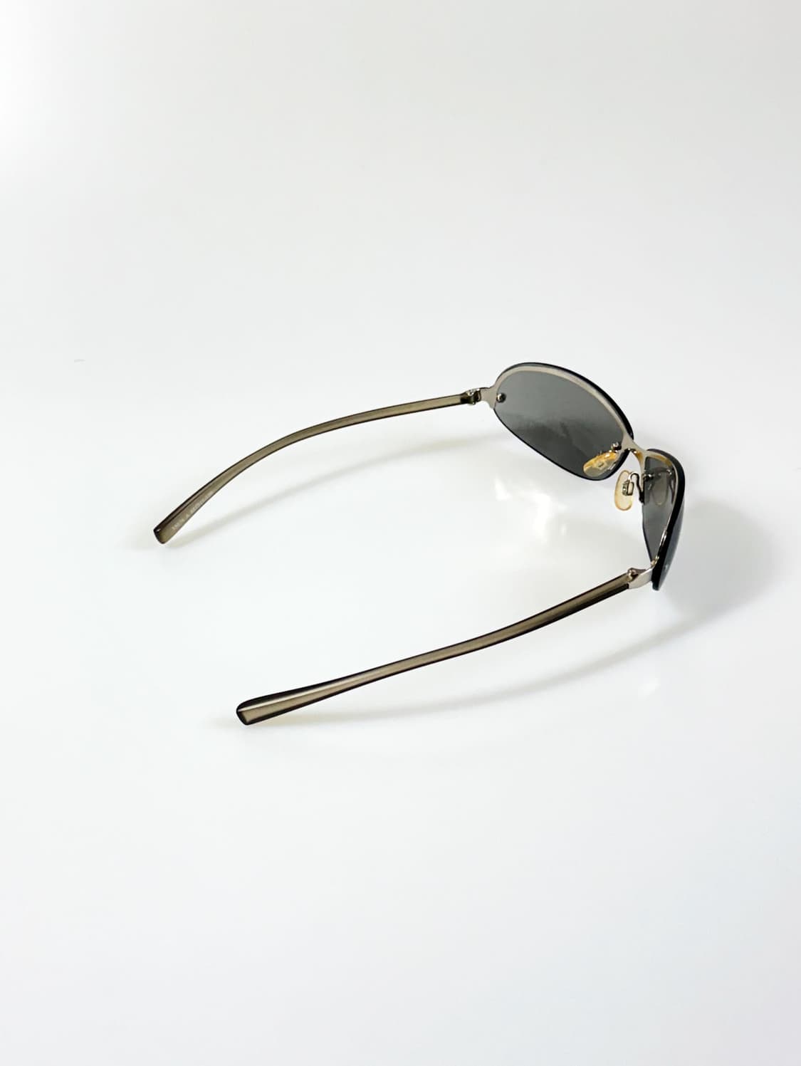 90s UNOSOLEIL 무테 스퀘어 쉴드 프레임 빈티지 선글라스 상품이미지4