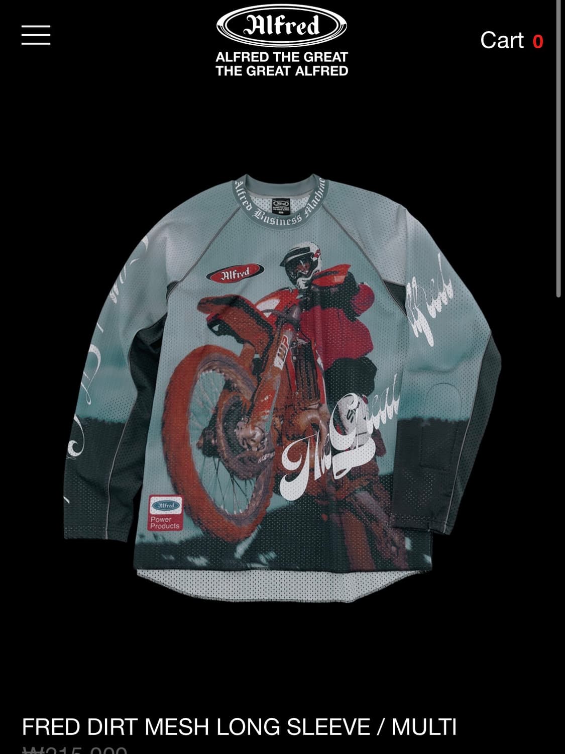 알프레드 DIRT MESH LONG SLEEVE 상품이미지1