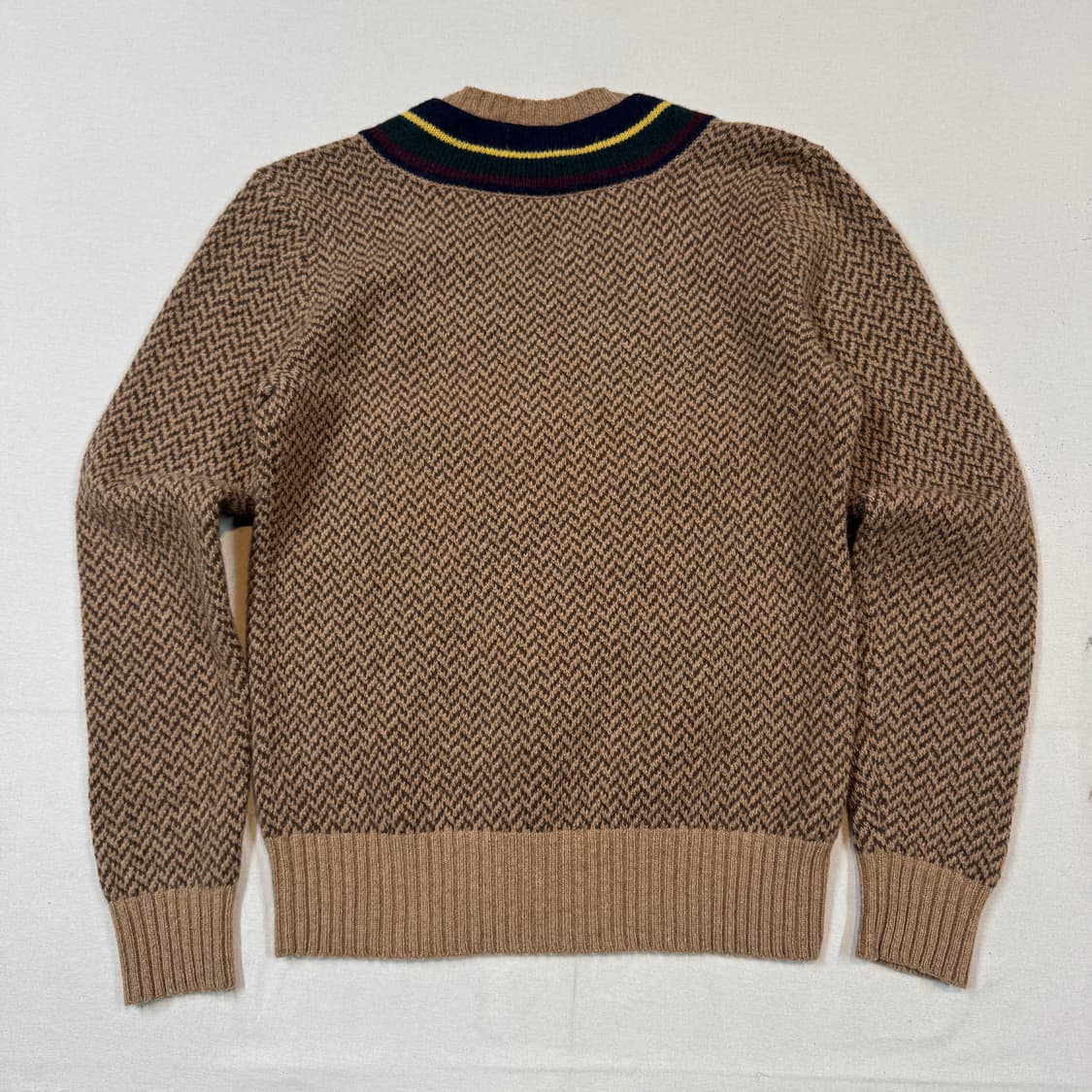 S) 폴로 랄프로렌 울 캐시미어 해링본 크리켓 니트 상품이미지4