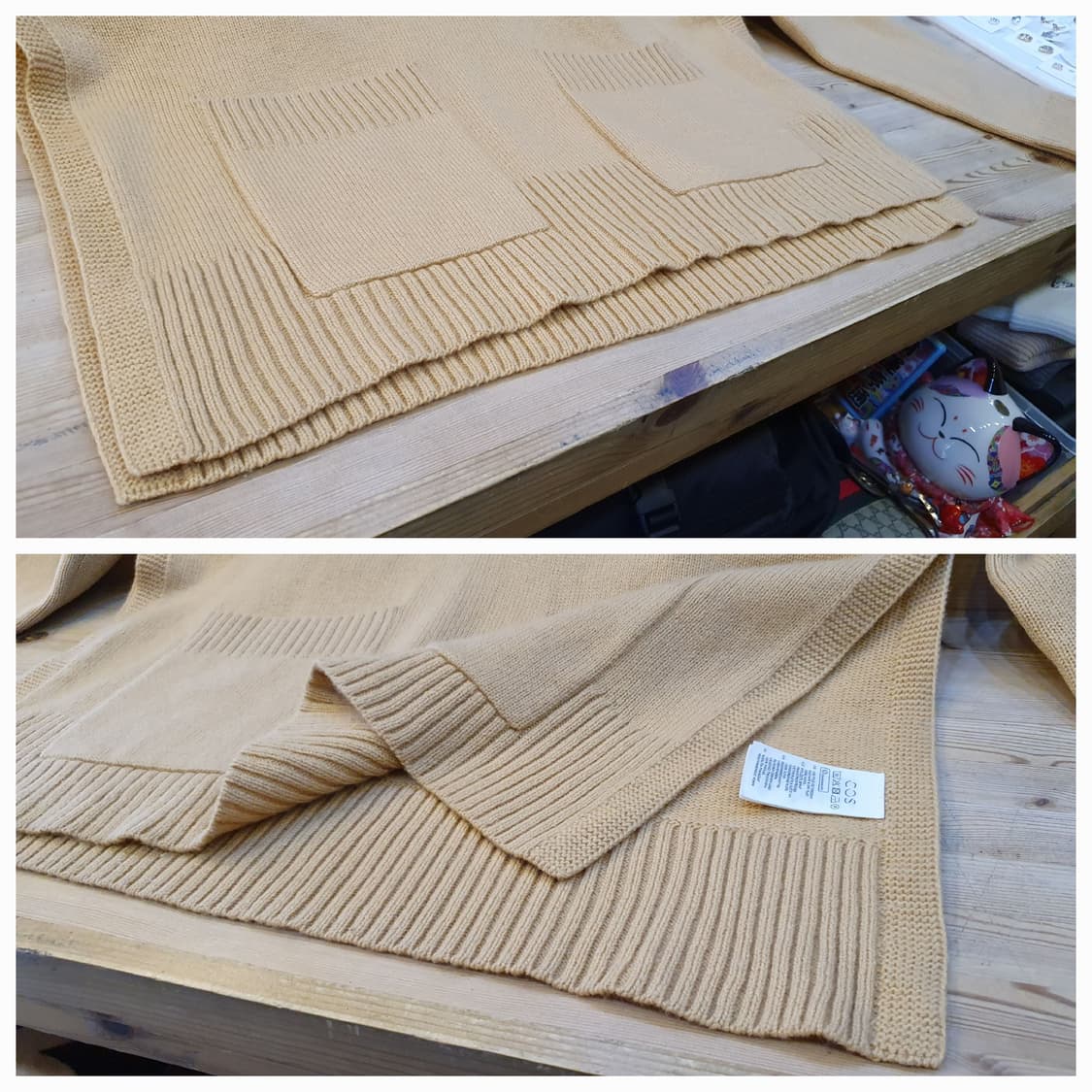 77/88.COS 브이넥 박스니트 상품이미지5