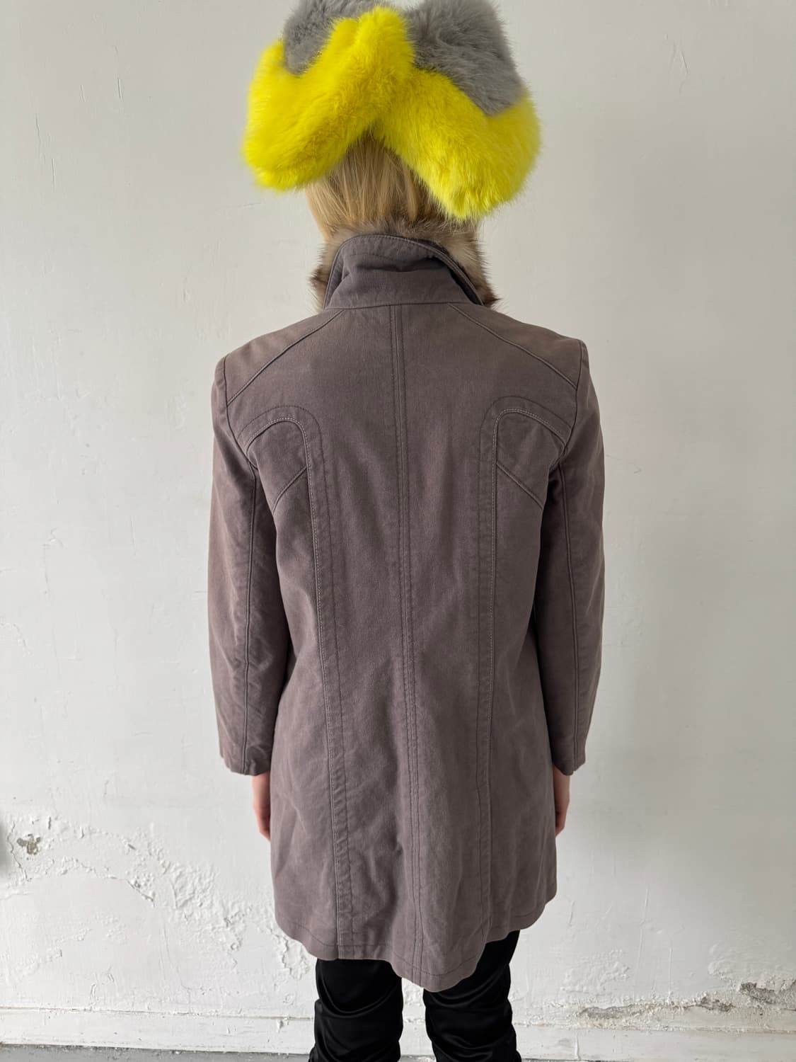 SYSTEM asymmetric washing denim jacket 상품이미지6