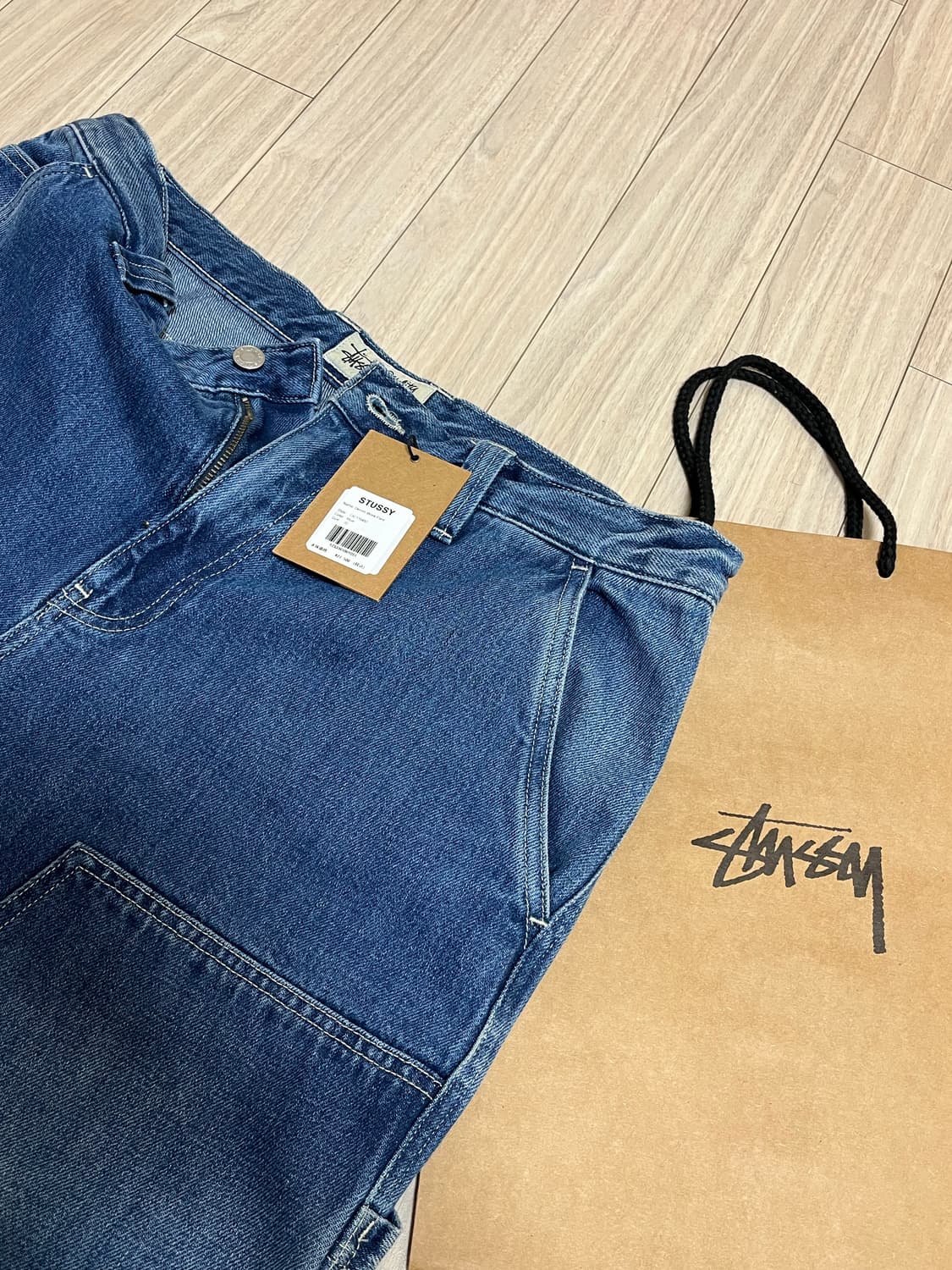 스투시 더블니 데님 (BLUE) 32size 상품이미지6