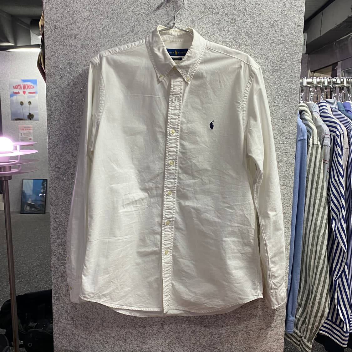 폴로 랄프로렌 클래식핏 화이트 셔츠 B4415 상품이미지2