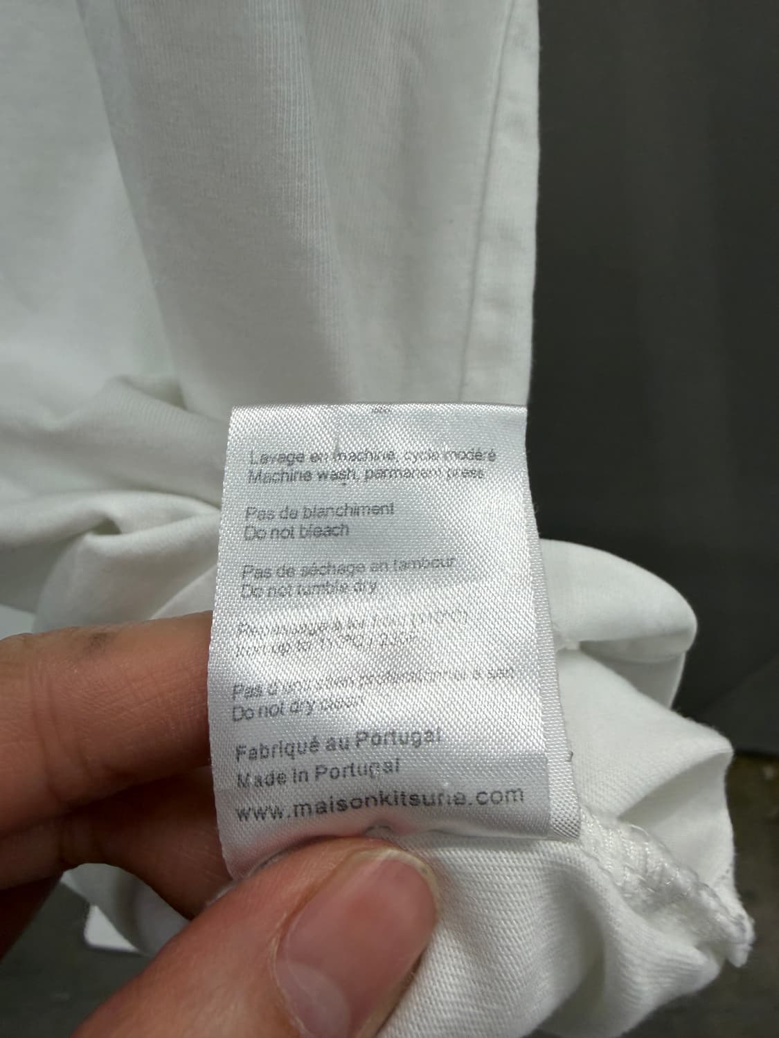 스톤아일랜드 로고 코튼 반팔 화이트 100 상품이미지3