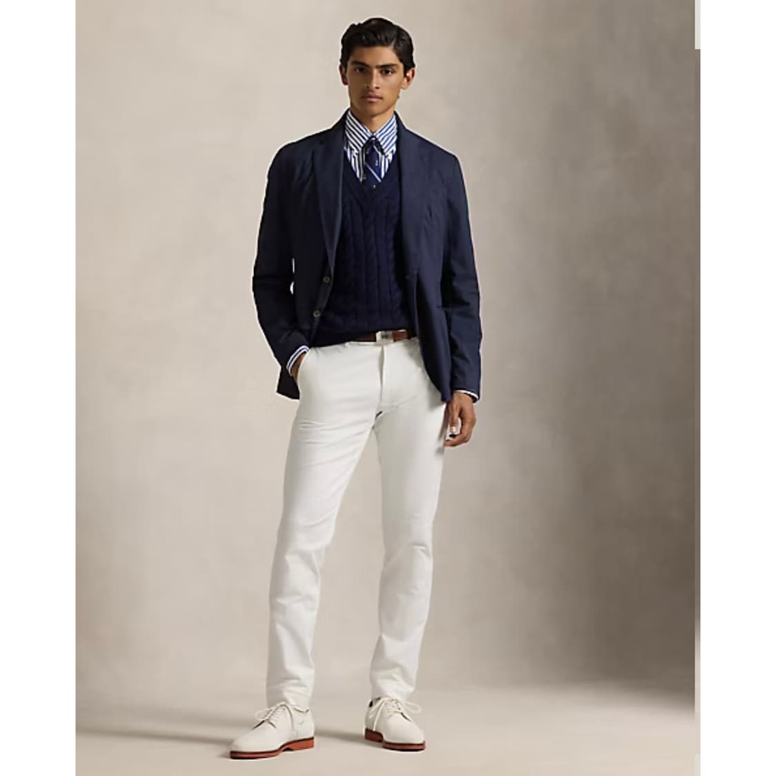 [32] 폴로 랄프로렌 스트레치 치노 팬츠 슬림핏 QR 인증 상품이미지4